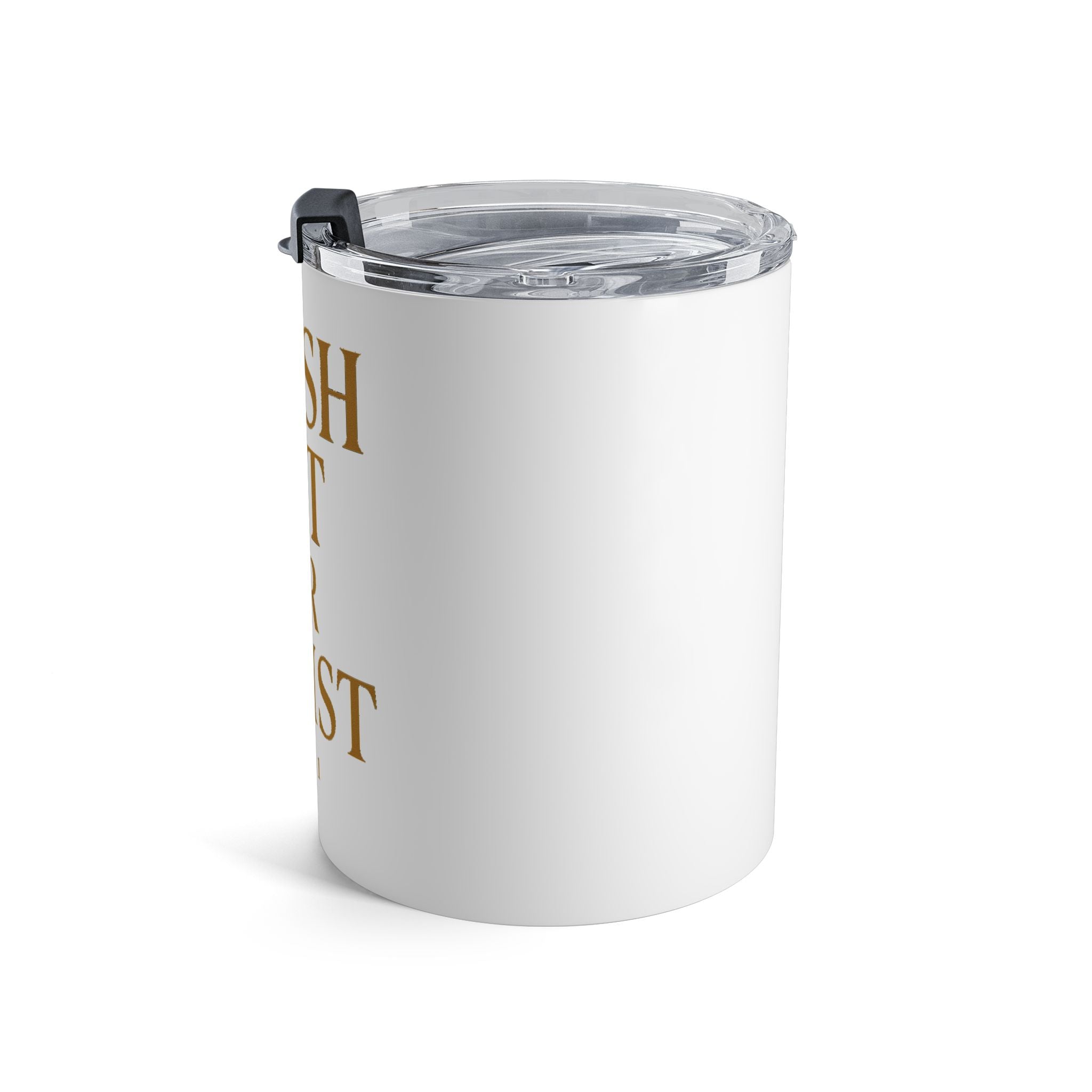 Faith-Inspired 10oz Tumbler - "Crash Out for Christ" Design