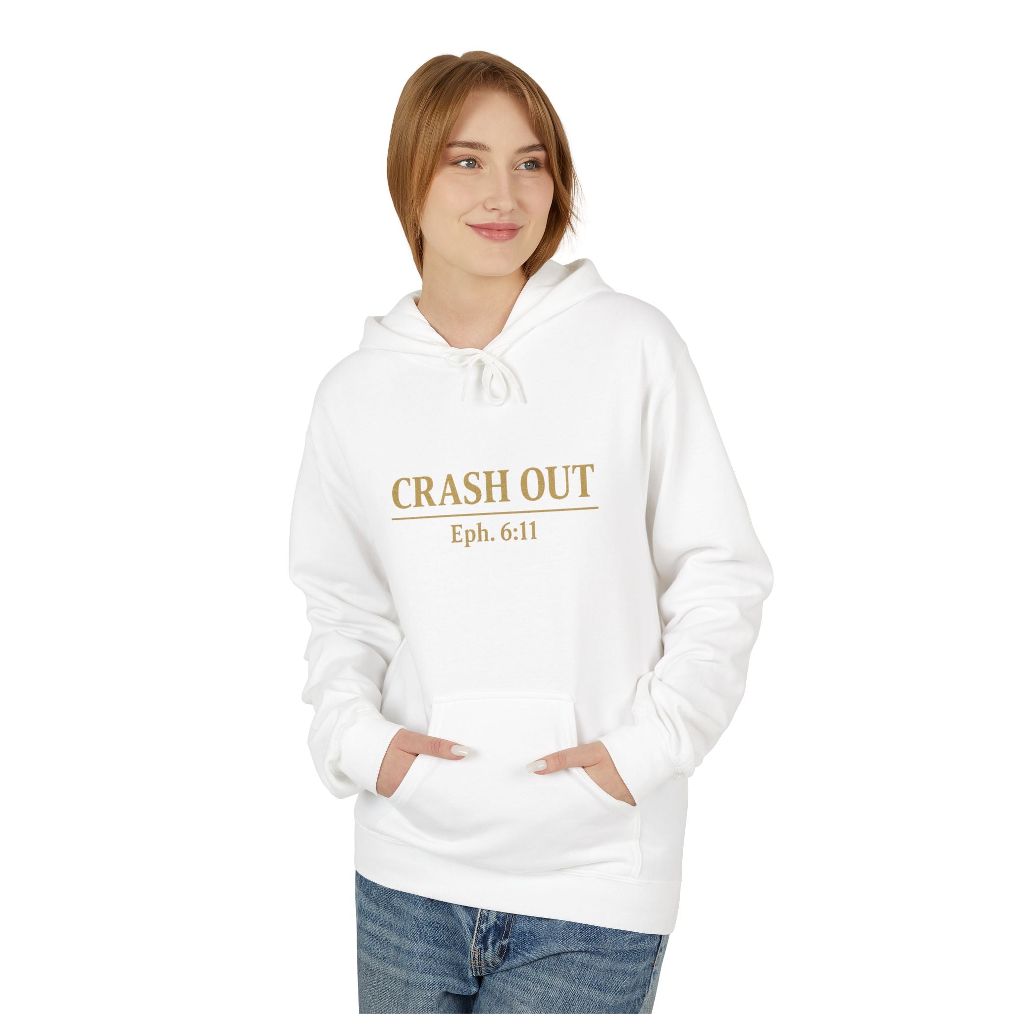 Faith-Inspired Unisex Hoodie - 'Crash Out For Christ'