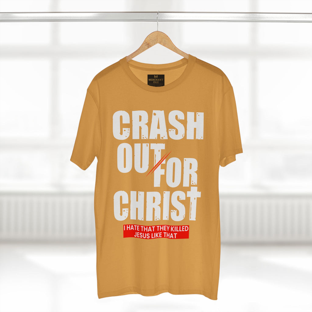 Crash Out for Christ Tee, Faith-Based T-Shirt, Religious Apparel, Inspirational Gift, Christian Tees, Casual Faith Wear