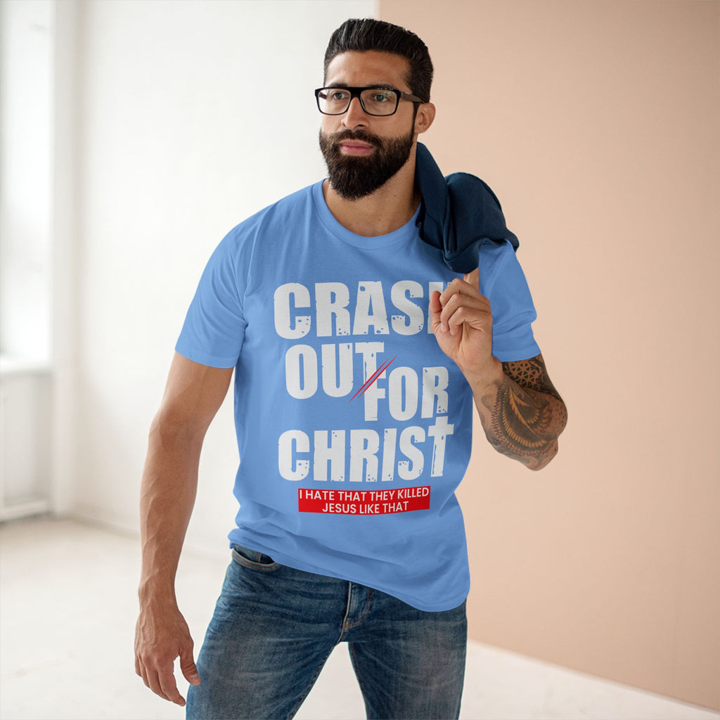 Crash Out for Christ Tee, Faith-Based T-Shirt, Religious Apparel, Inspirational Gift, Christian Tees, Casual Faith Wear