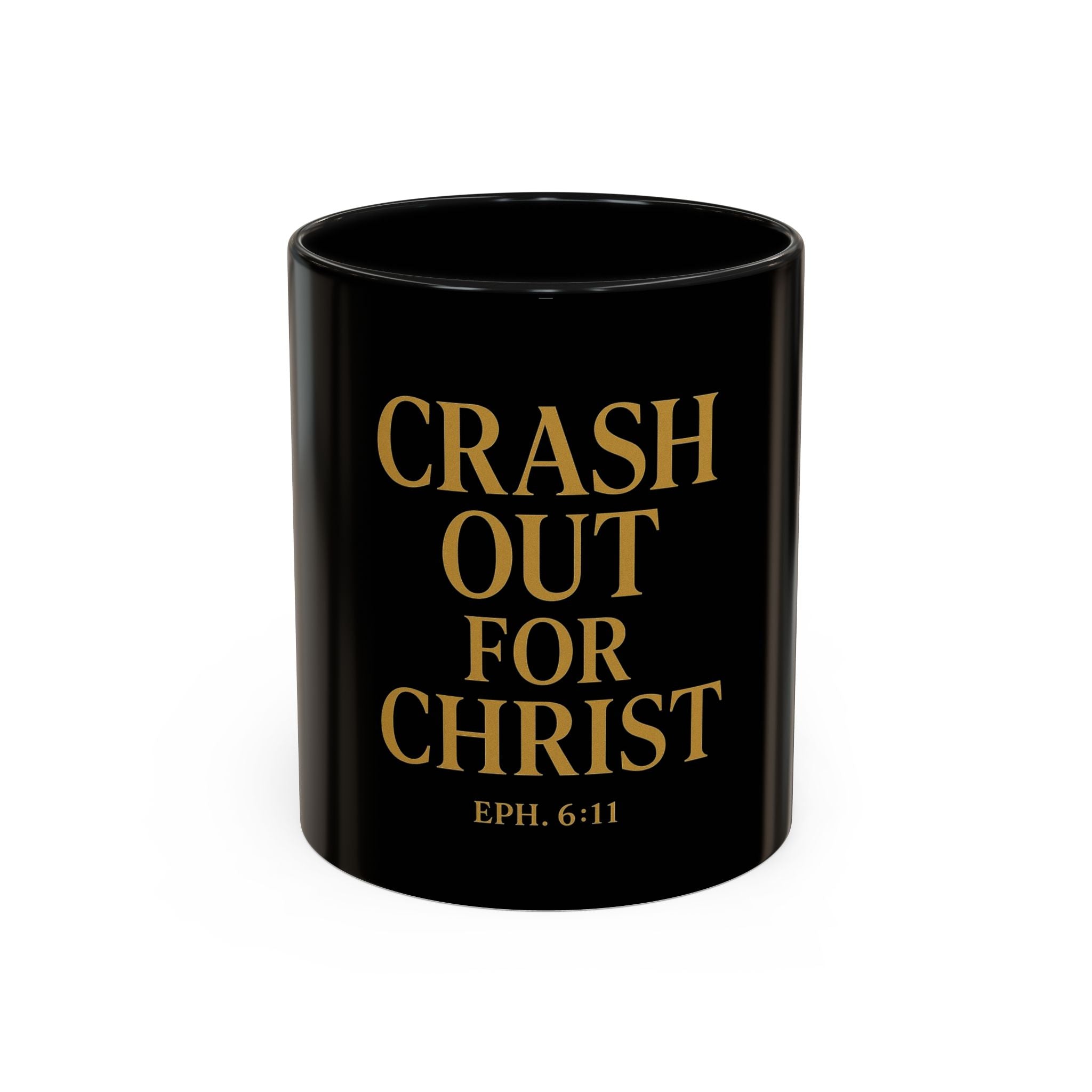Inspirational Accent Coffee Mug - Crash Out for Christ