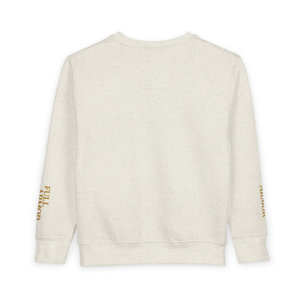 Toddler Sweatshirt: Crash Out for Christ - Cozy Faith-Inspired Pullover