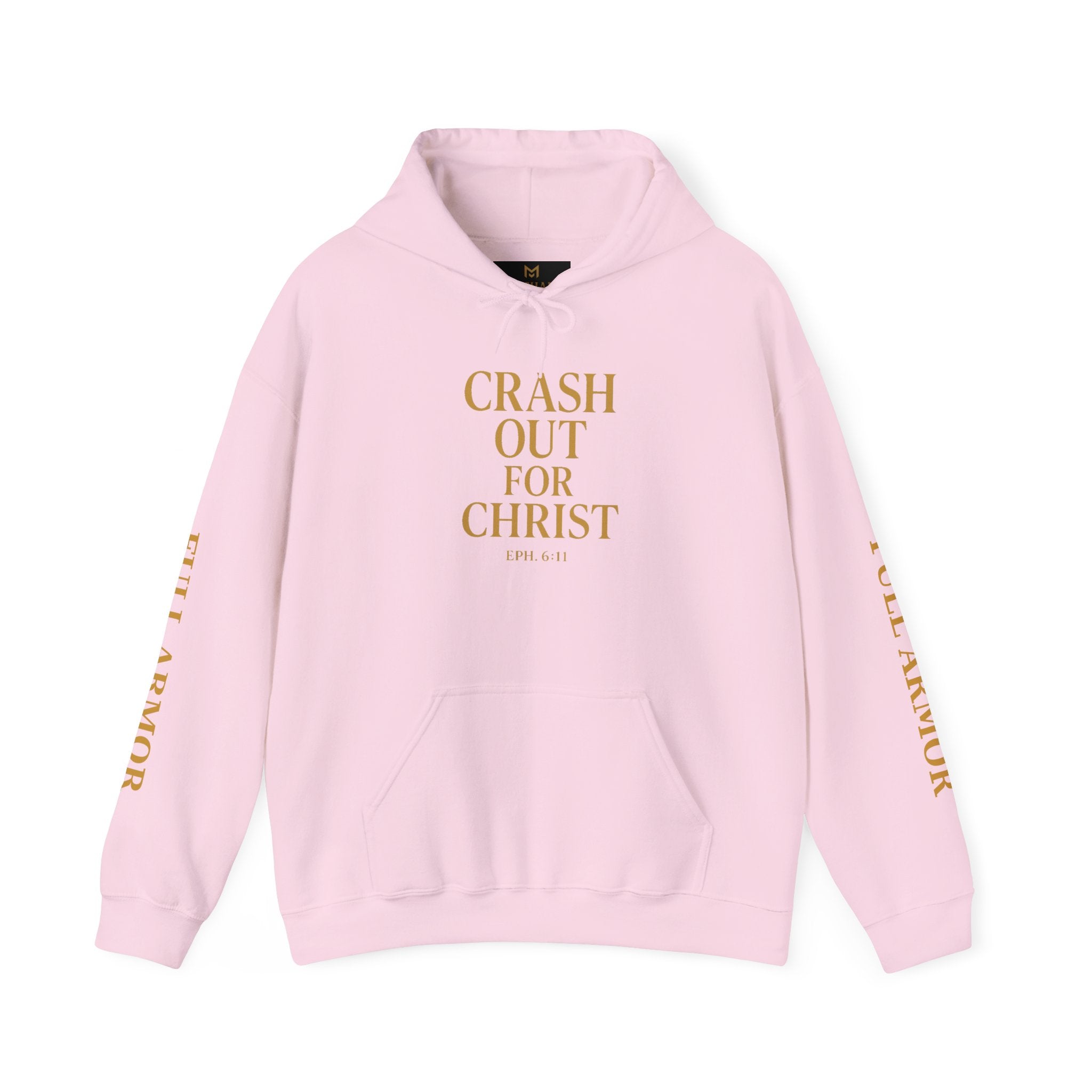 Inspirational Hooded Sweatshirt - Crash Out for Christ