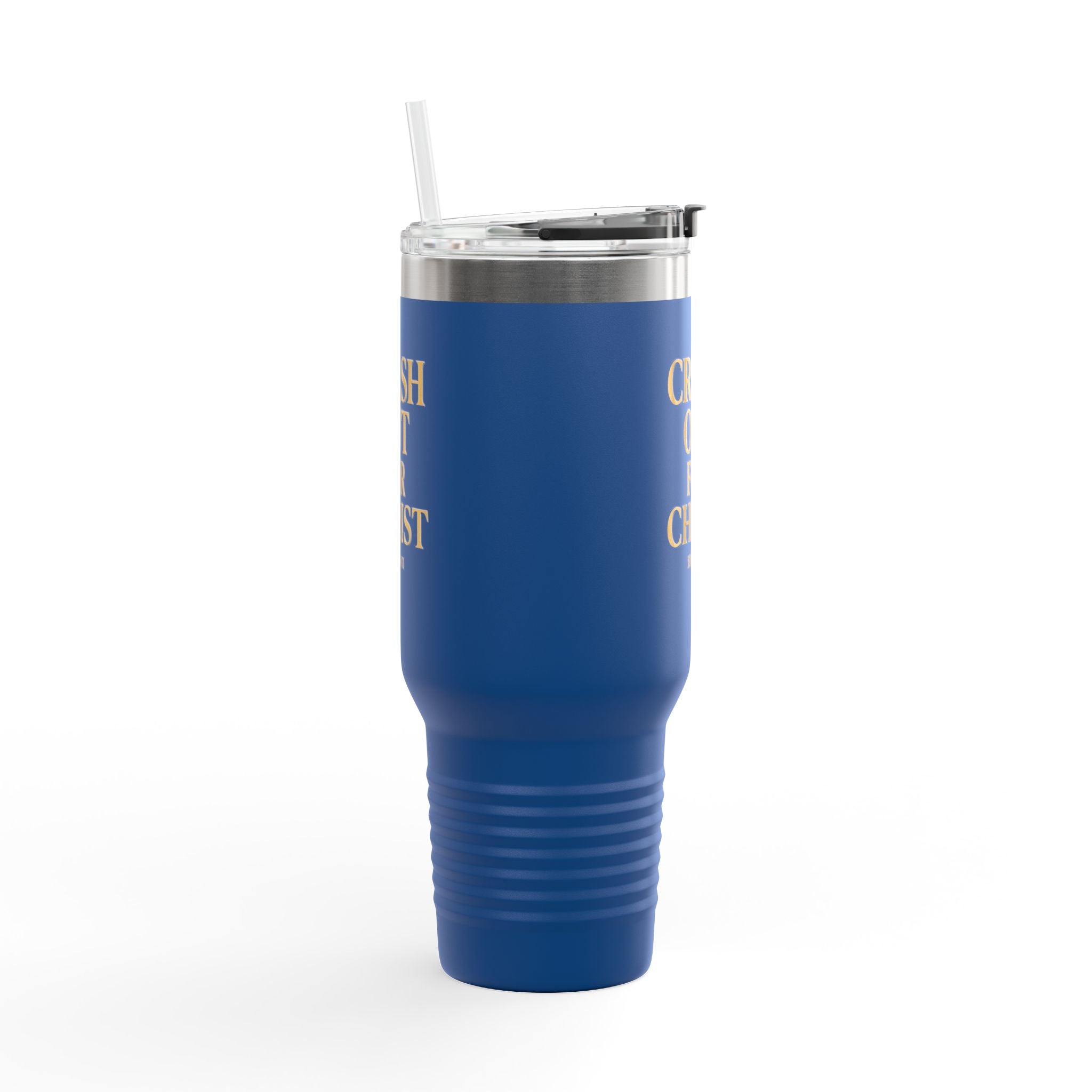 Crash Out for Christ Insulated Travel Mug - 40oz with Straw