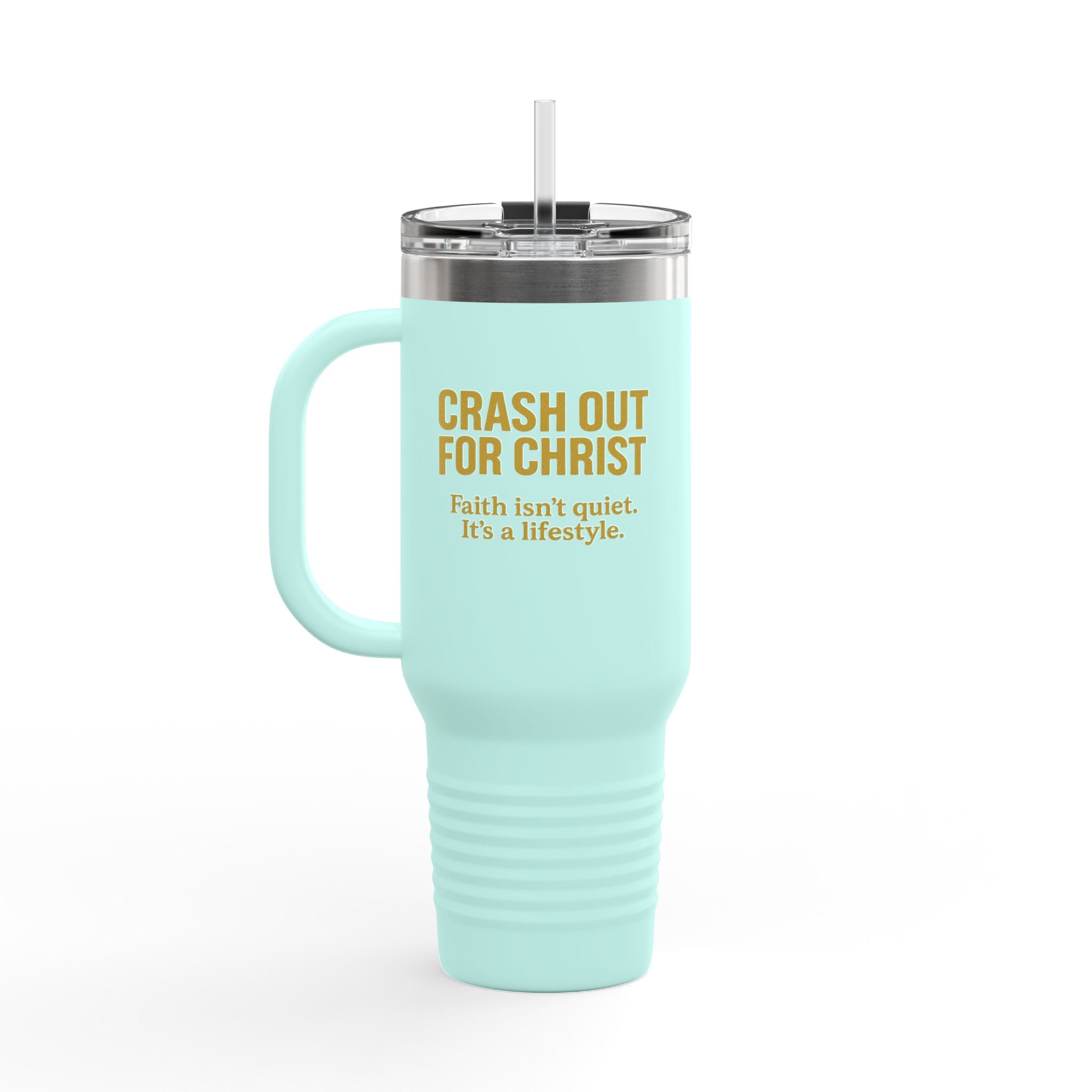 Faith-Inspired Insulated Travel Mug - 40oz