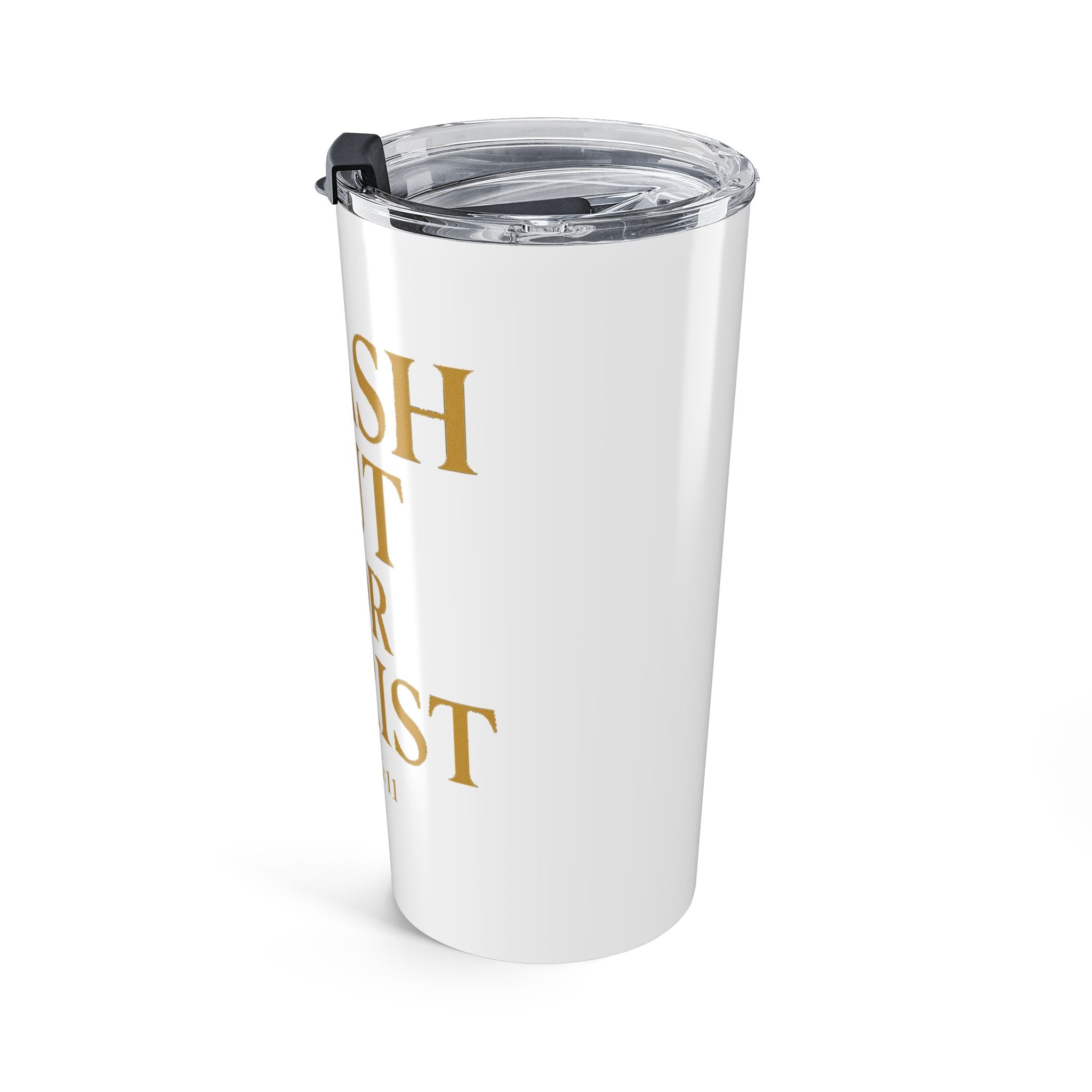 Inspirational 20oz Tumbler - "Crash Out for Christ" with Bible Verse