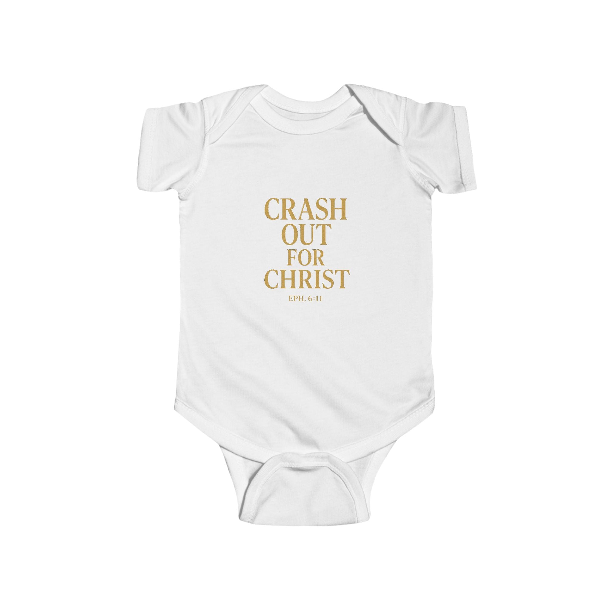 Infant Bodysuit: 'Crash Out for Christ'
