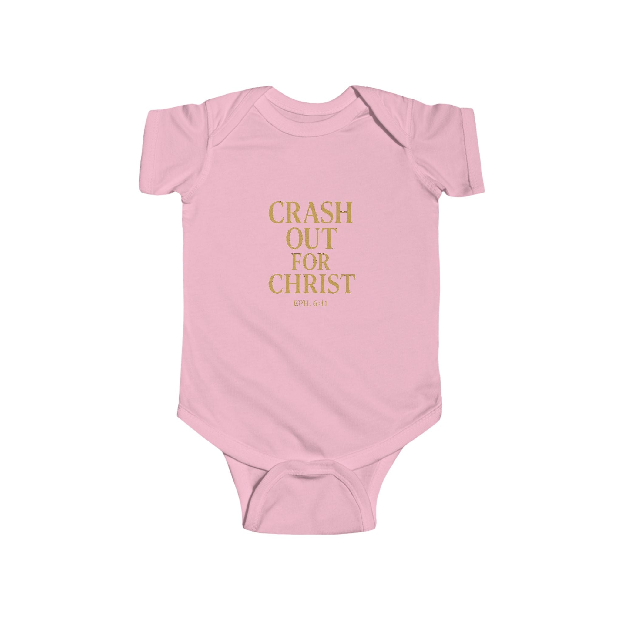 Infant Bodysuit: 'Crash Out for Christ'