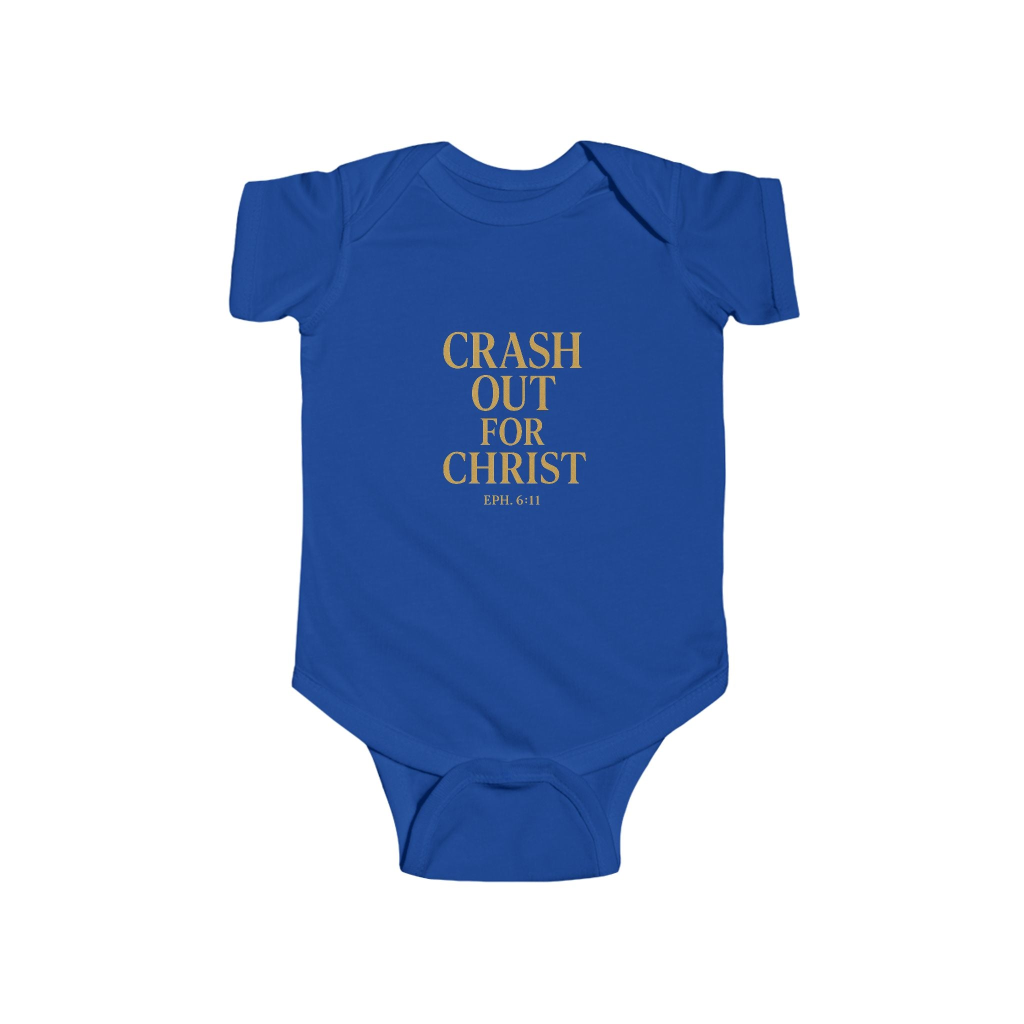 Infant Bodysuit: 'Crash Out for Christ'