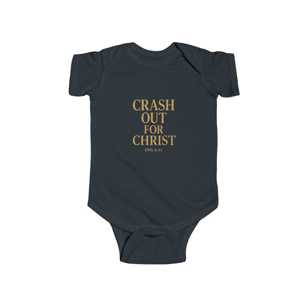 Infant Bodysuit: 'Crash Out for Christ'