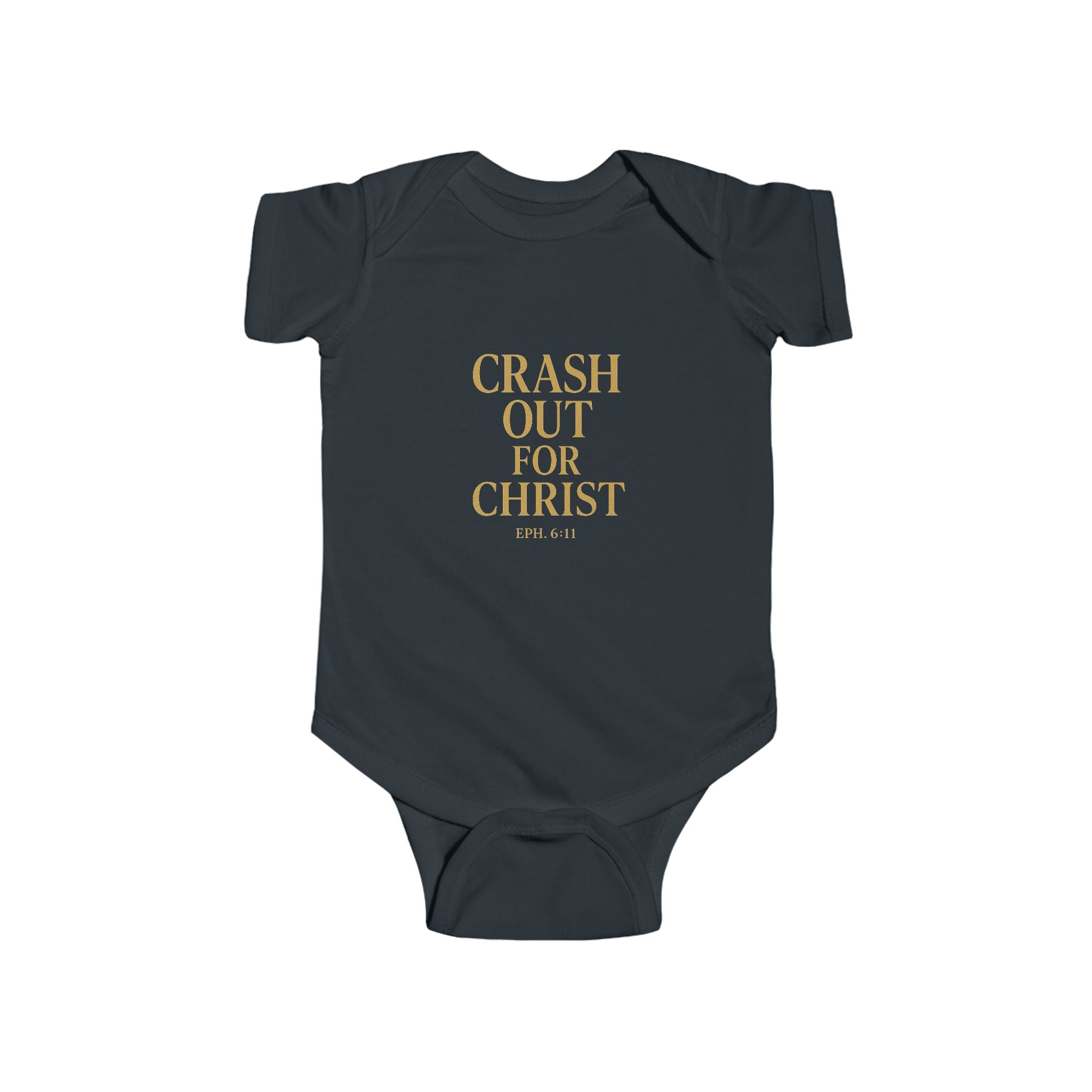 Infant Bodysuit: 'Crash Out for Christ'