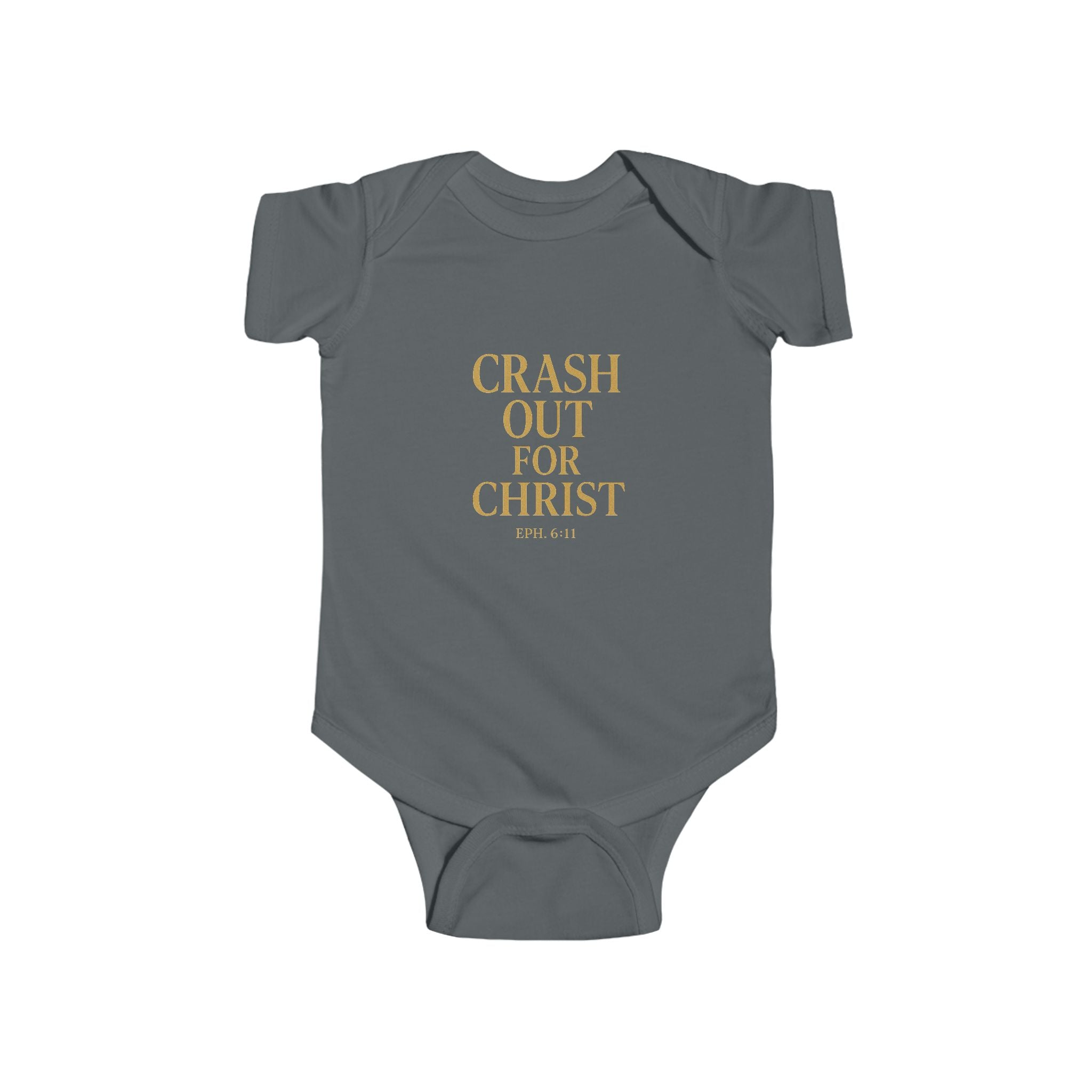 Infant Bodysuit: 'Crash Out for Christ'