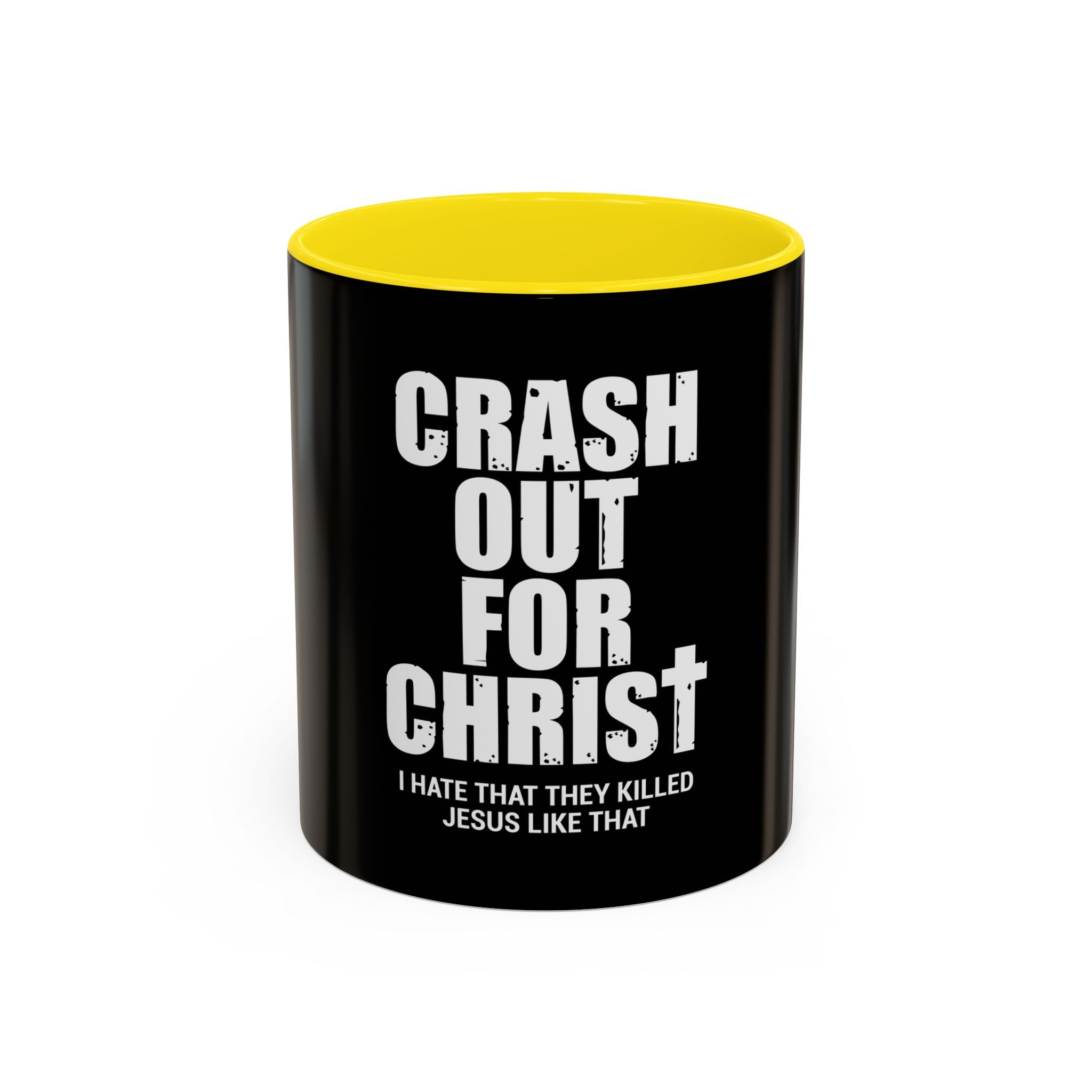 Black Coffee Mug with Inspirational Christian Quote