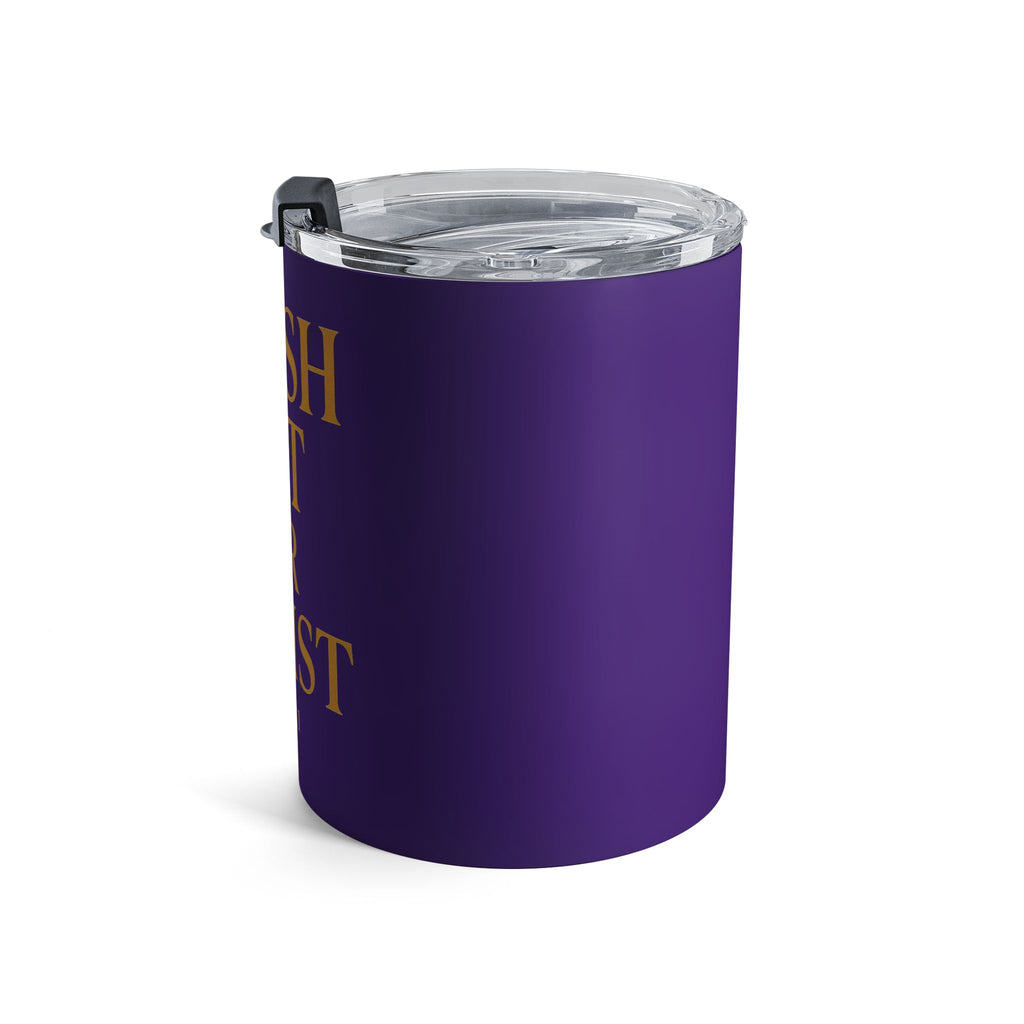 Faith-Inspired 10oz Tumbler - "Crash Out for Christ" Design