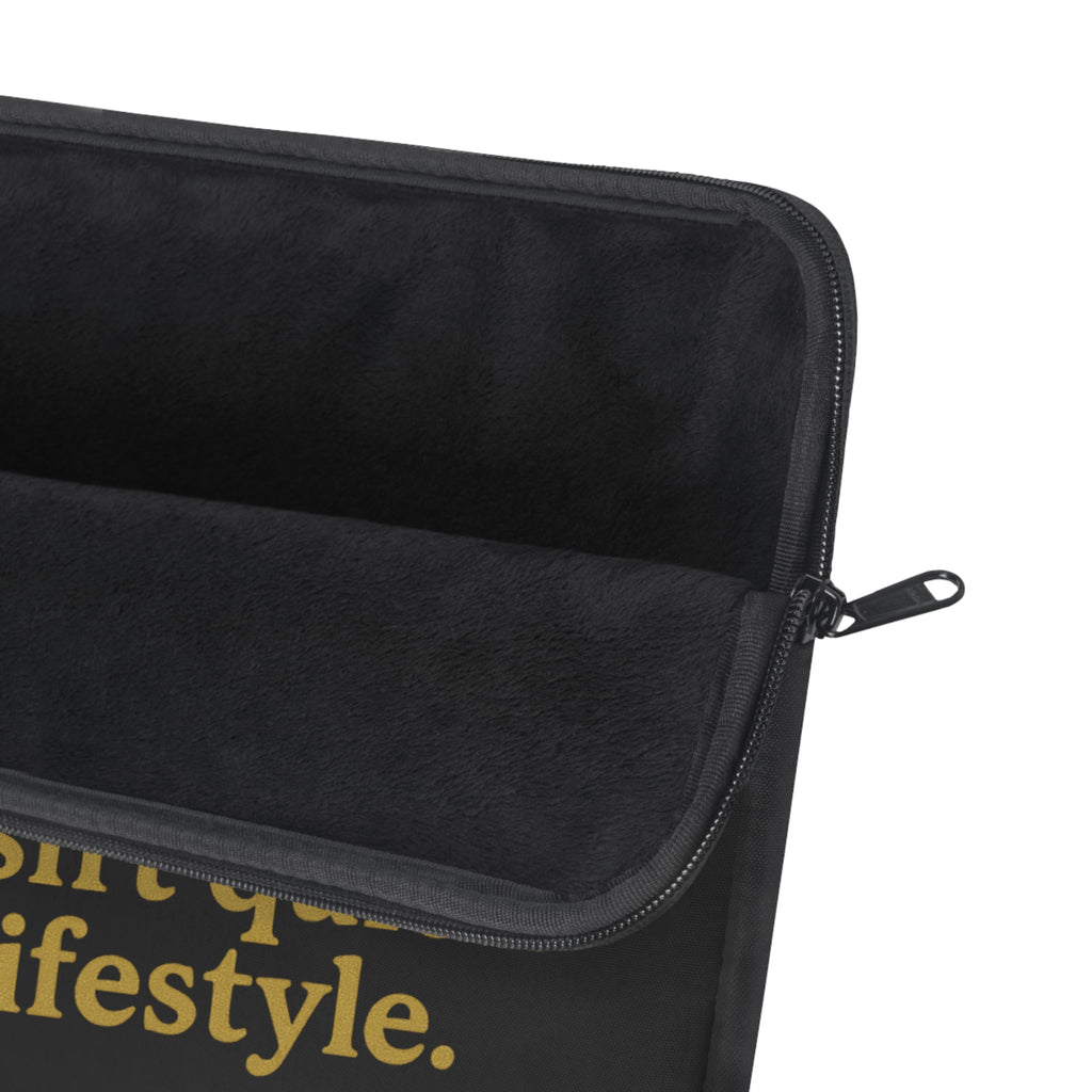 Bold Faith Laptop Sleeve - "Crash Out for Christ" with Inspirational Quote