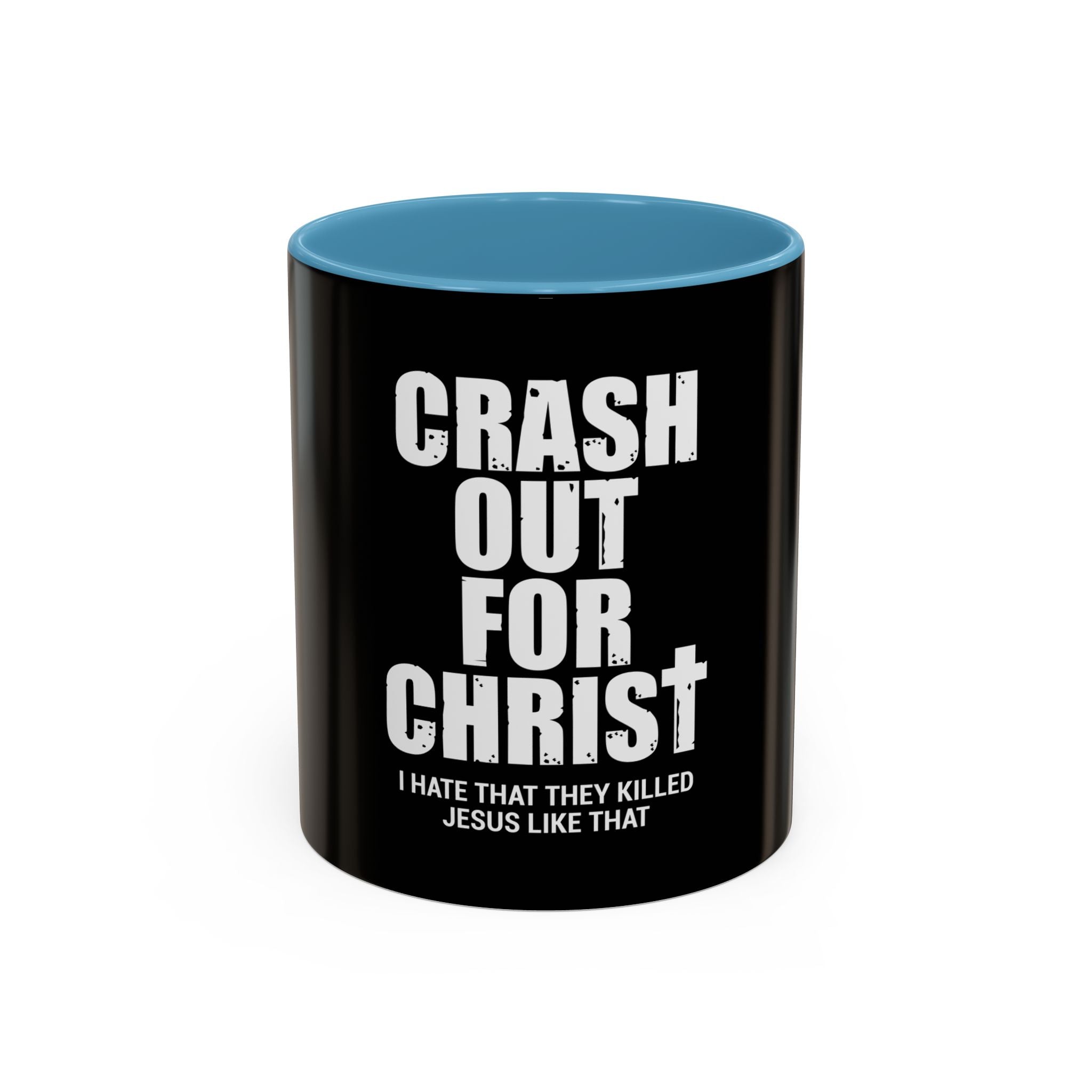 Black Coffee Mug with Inspirational Christian Quote