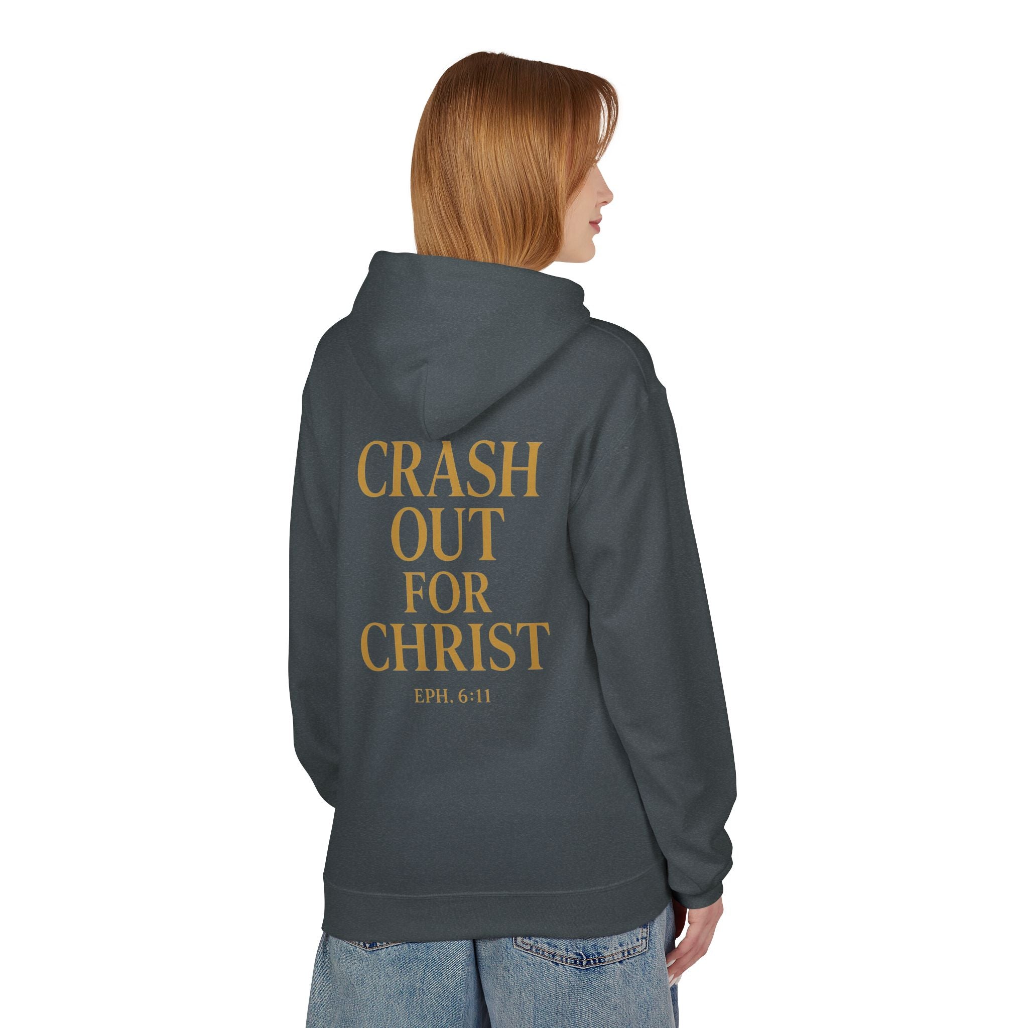 Faith-Inspired Unisex Hoodie: 'Full Armor' & 'Crash Out for Christ'