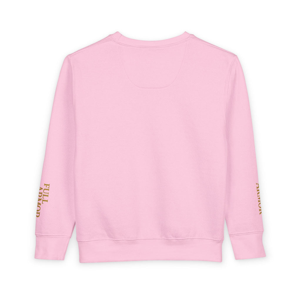 Toddler Sweatshirt: Crash Out for Christ - Cozy Faith-Inspired Pullover