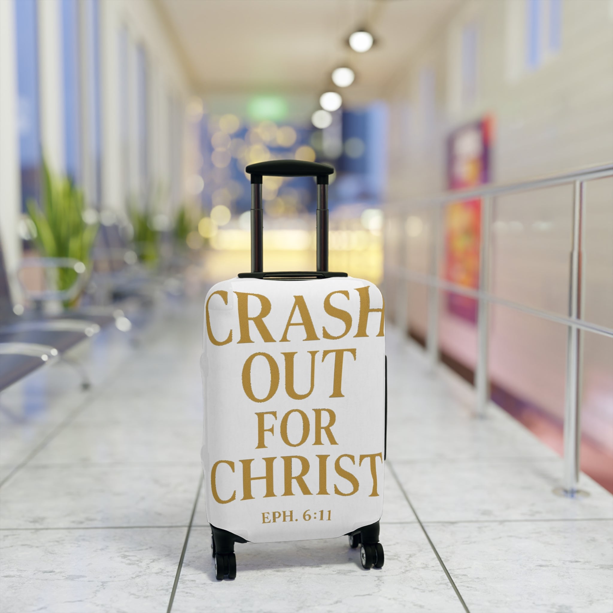 Spiritual Luggage Cover: Crash Out for Christ