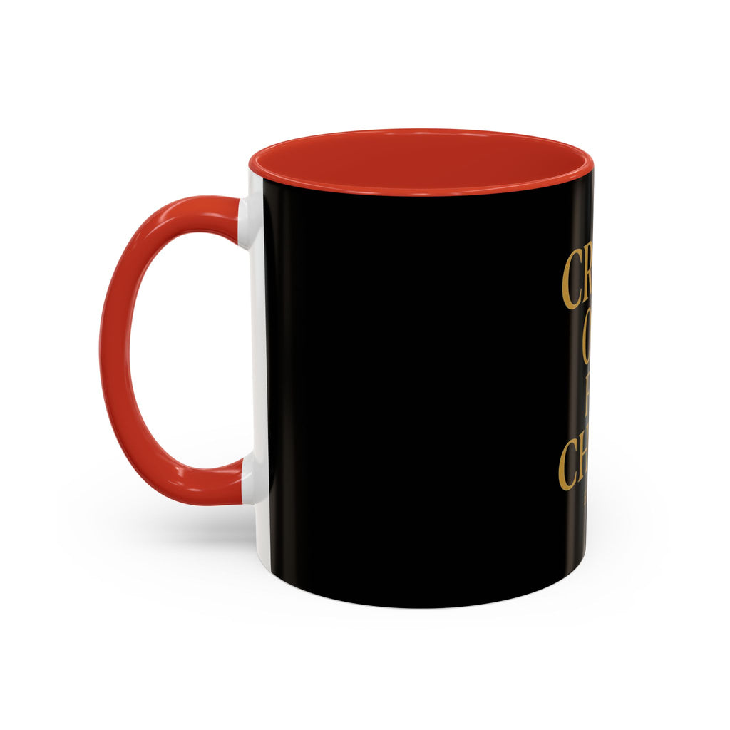 Inspirational Accent Coffee Mug - Crash Out for Christ