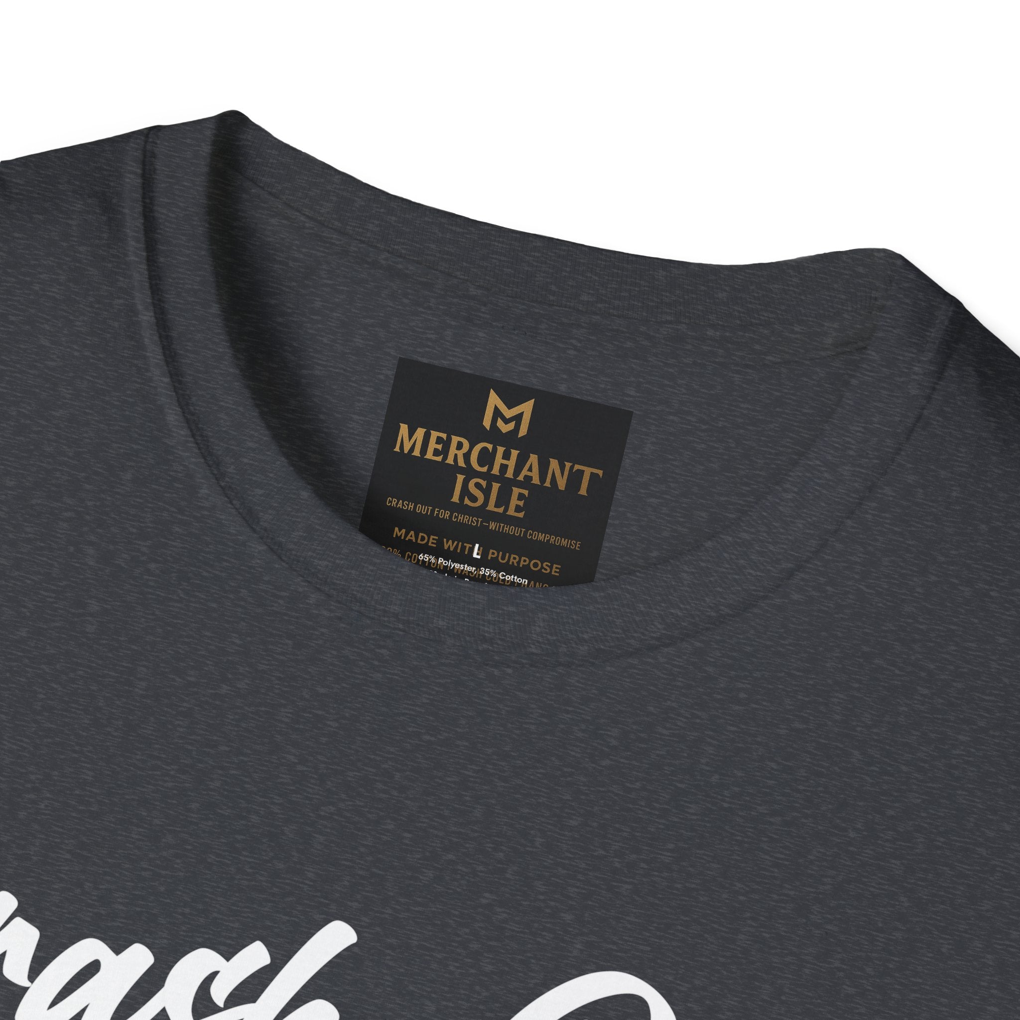 Crash Out for Christ Unisex Softstyle T-Shirt | Faith-Based Apparel, Casual Wear, Christian Gift, Inspirational Tee, Church Clothing