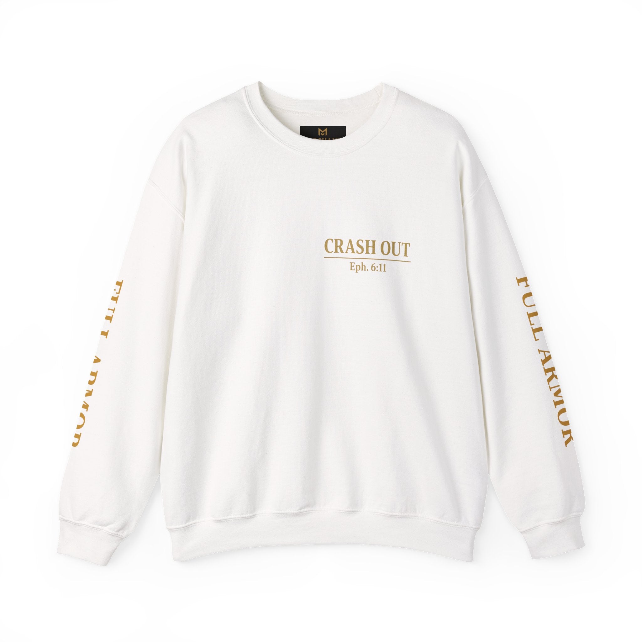 Faith-Inspired Unisex Sweatshirt - 'Crash Out for Christ'