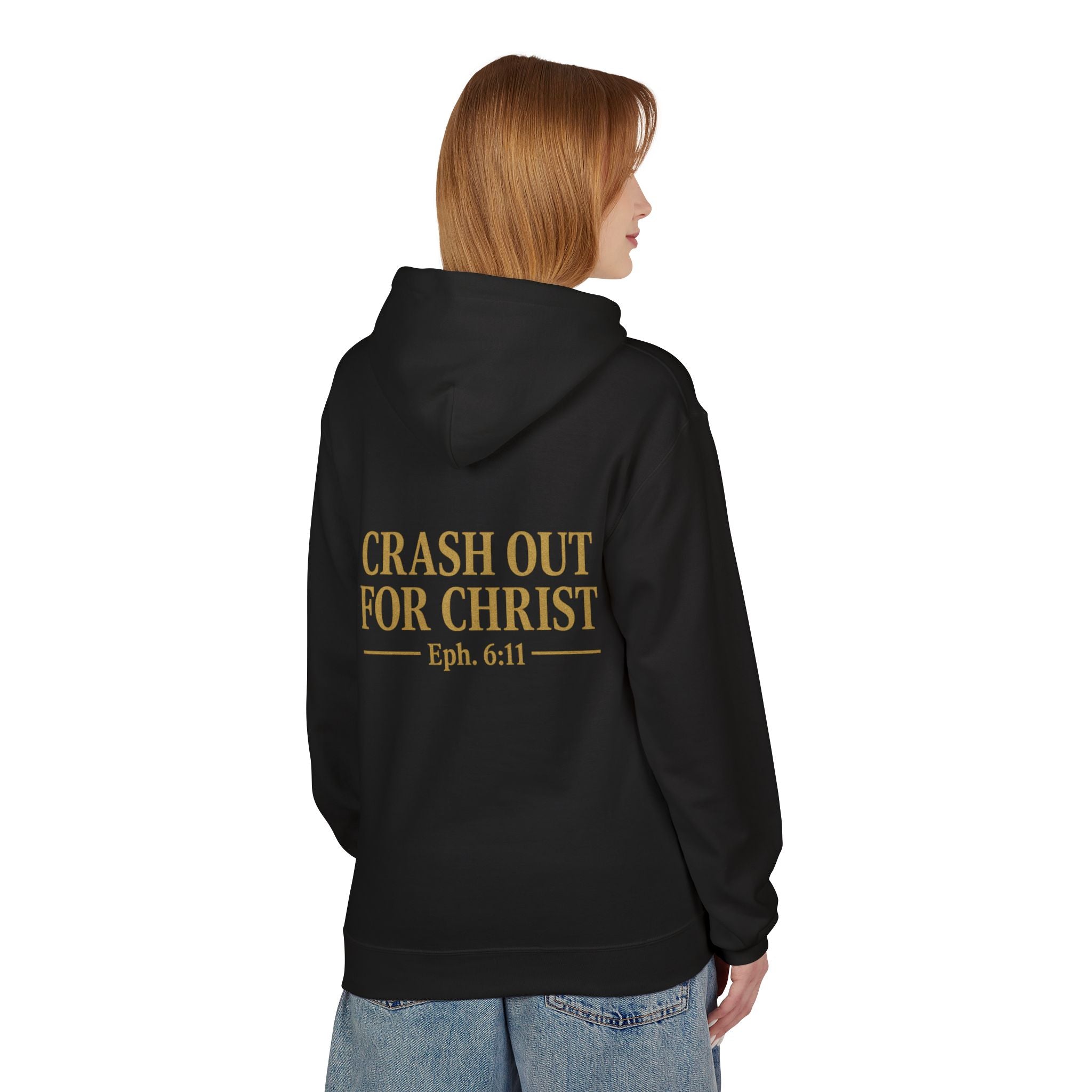 Faith-Inspired Unisex Hoodie - 'Crash Out For Christ'