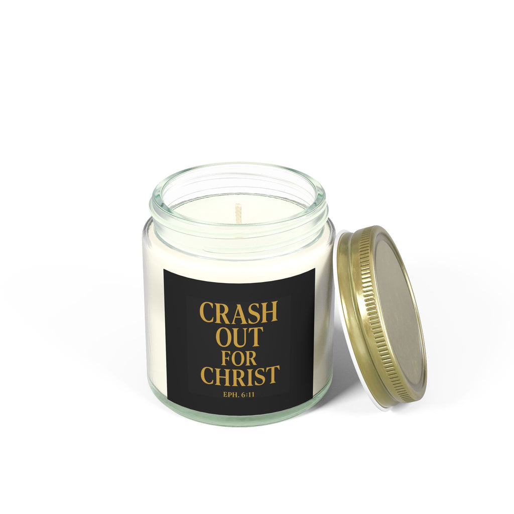 Coconut Apricot Scented Candle - 'Crash Out for Christ'