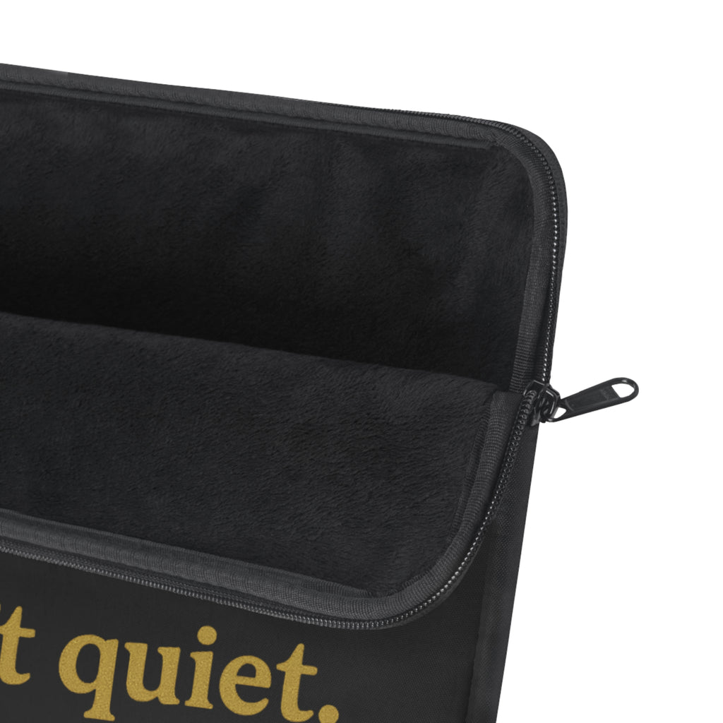 Bold Faith Laptop Sleeve - "Crash Out for Christ" with Inspirational Quote