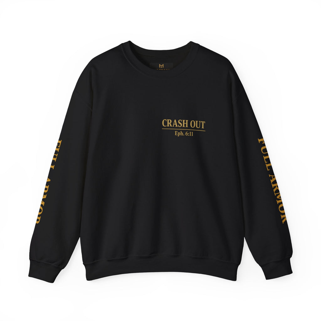 Faith-Inspired Unisex Sweatshirt - 'Crash Out for Christ'