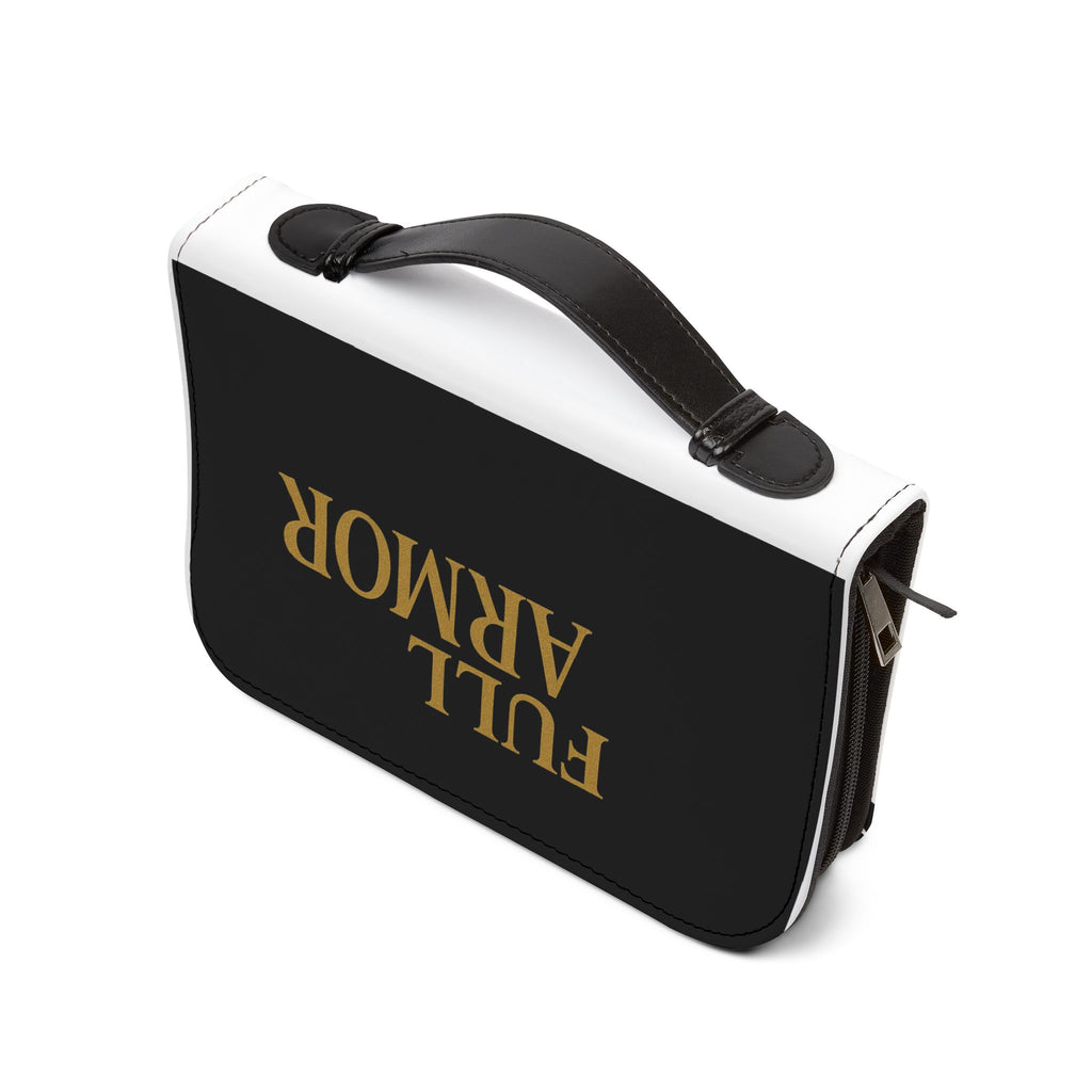 Inspirational Bible Cover with ‘Crash Out for Christ’ & ‘Full Armor’ Designs