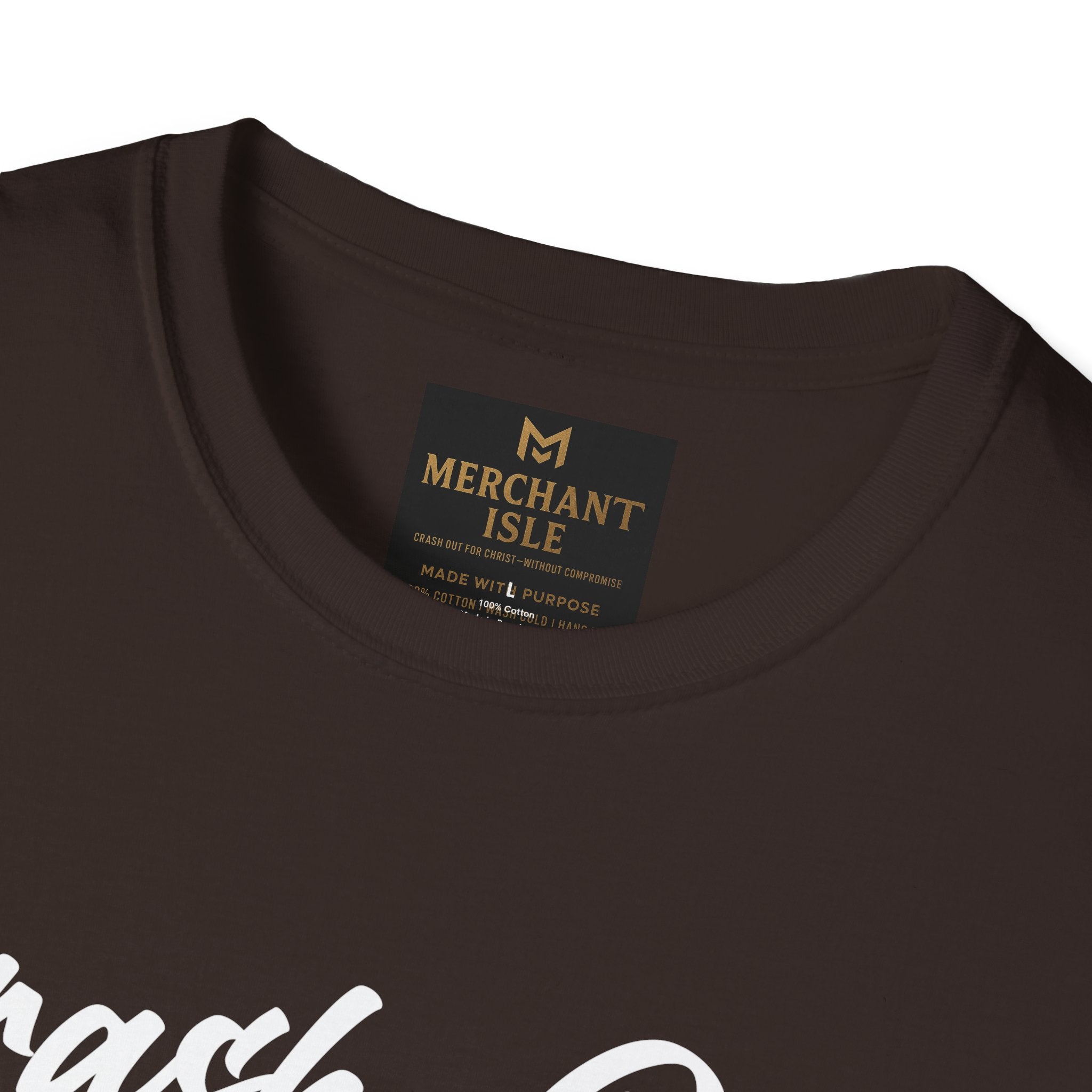 Crash Out for Christ Unisex Softstyle T-Shirt | Faith-Based Apparel, Casual Wear, Christian Gift, Inspirational Tee, Church Clothing