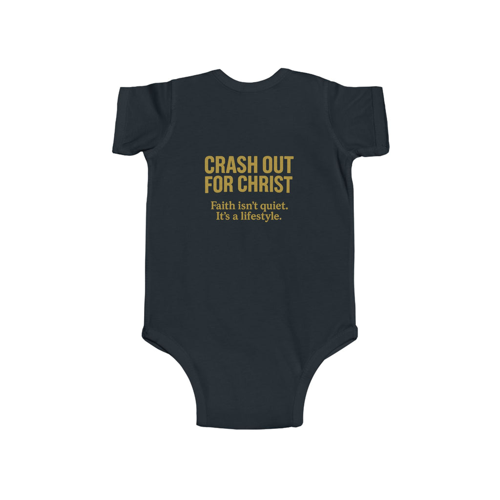 Infant Bodysuit: 'Crash Out for Christ'