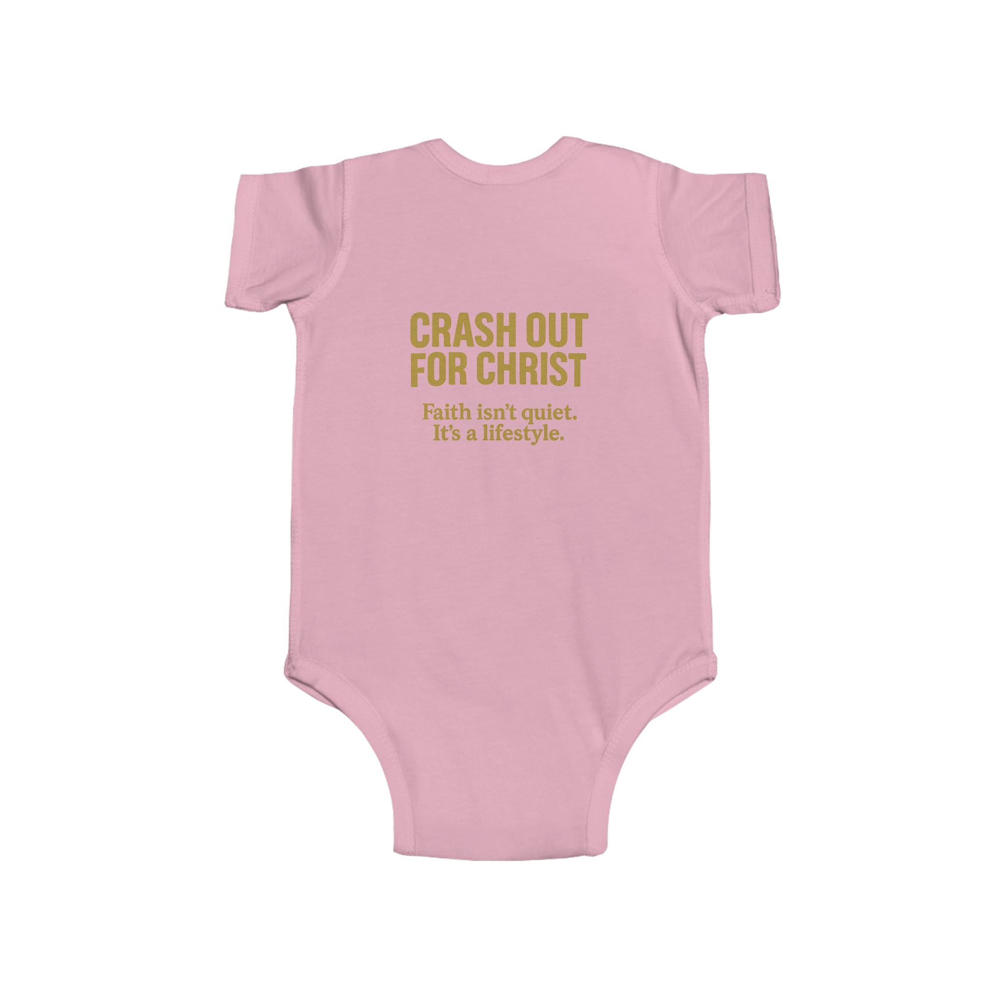 Infant Bodysuit: 'Crash Out for Christ'
