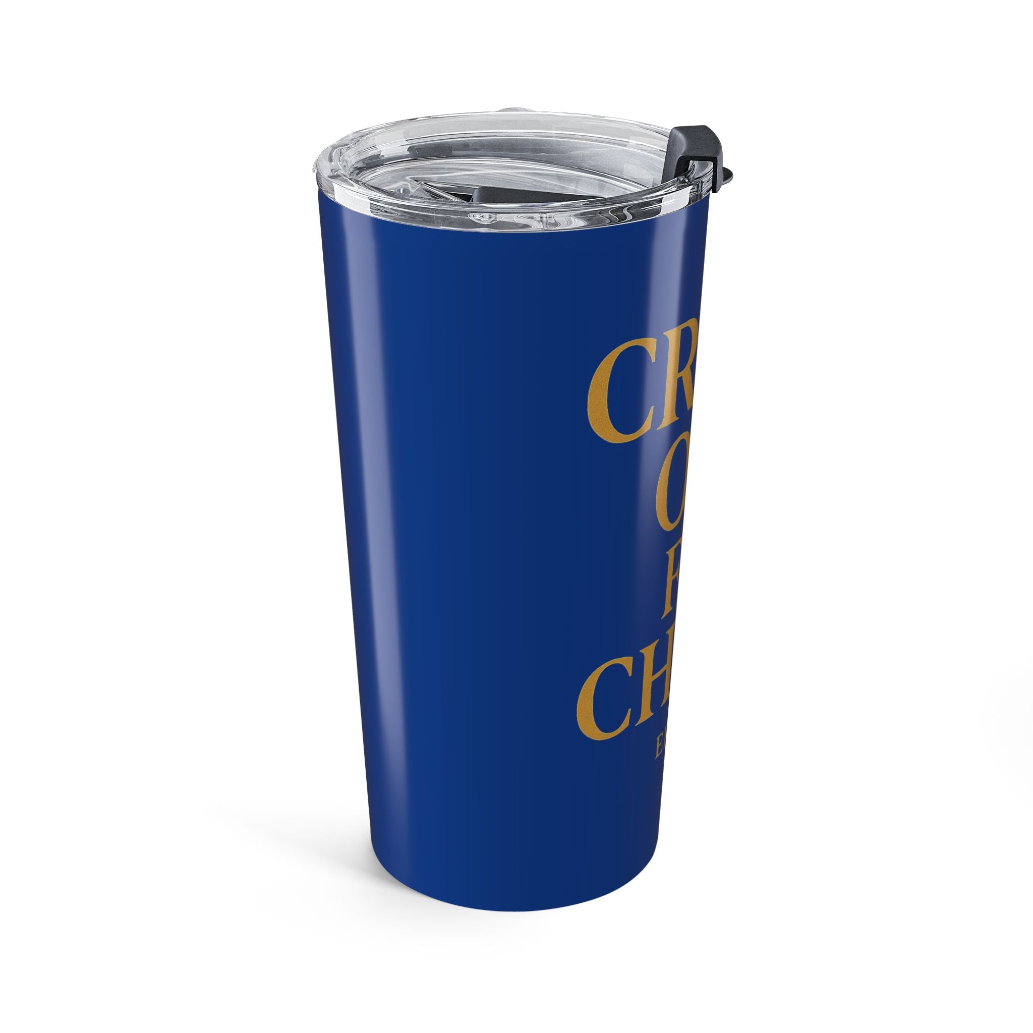 Inspirational 20oz Tumbler - "Crash Out for Christ" with Bible Verse