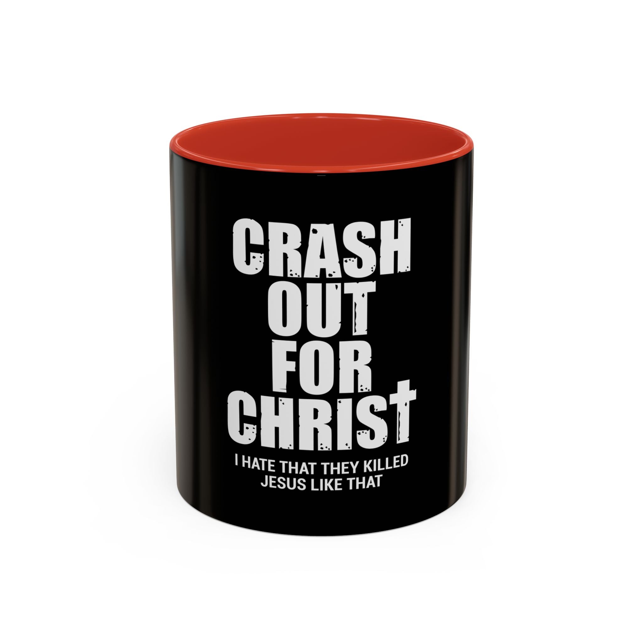 Black Coffee Mug with Inspirational Christian Quote