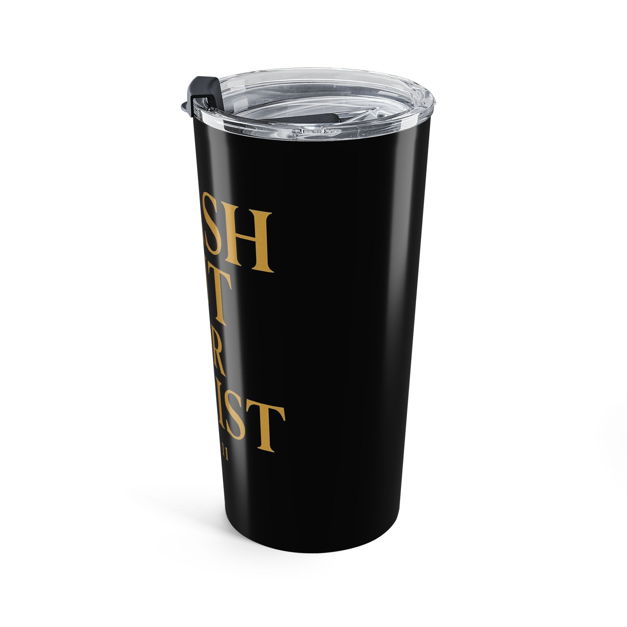 Inspirational 20oz Tumbler - "Crash Out for Christ" with Bible Verse