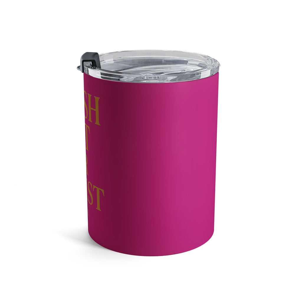 Faith-Inspired 10oz Tumbler - "Crash Out for Christ" Design