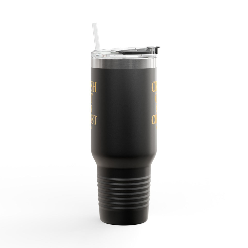 Crash Out for Christ Insulated Travel Mug - 40oz with Straw