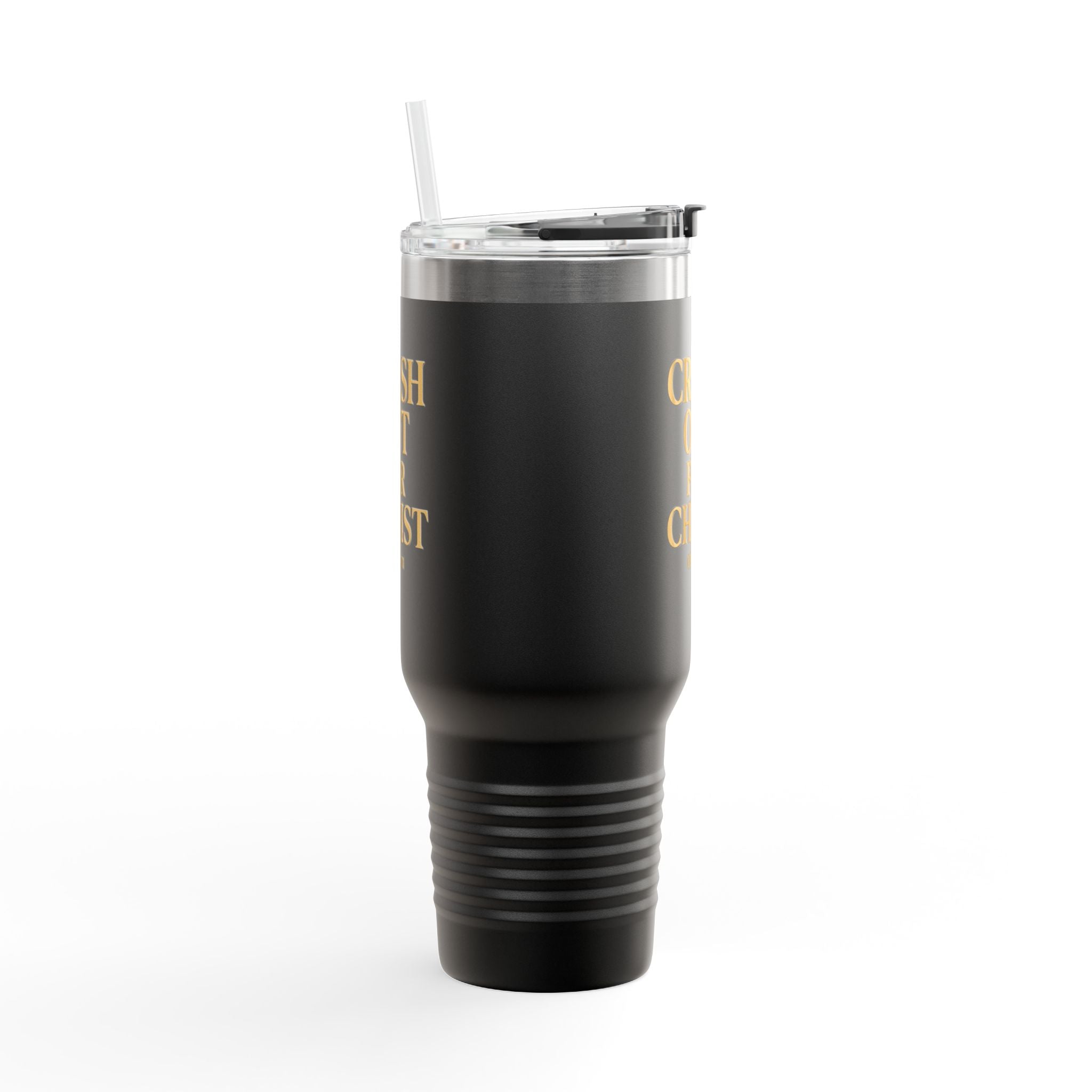Crash Out for Christ Insulated Travel Mug - 40oz with Straw