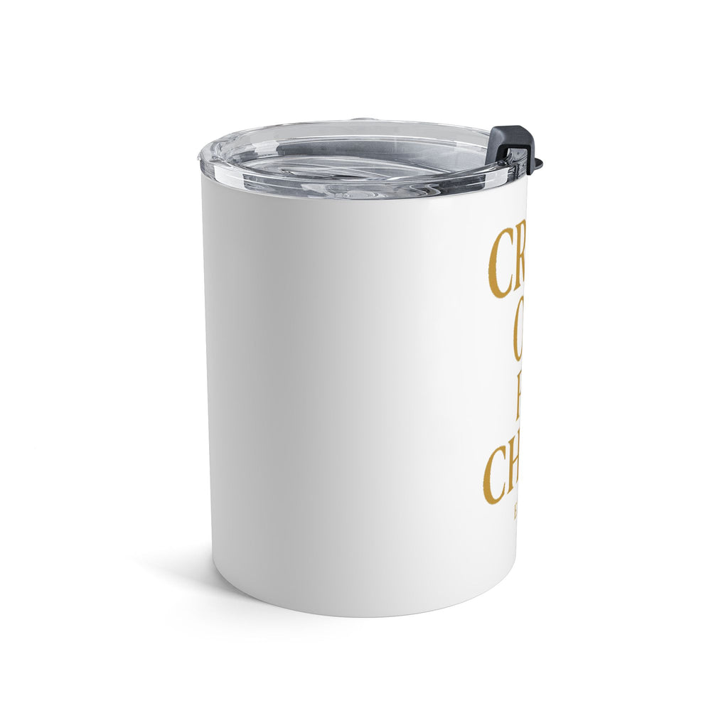 Faith-Inspired 10oz Tumbler - "Crash Out for Christ" Design