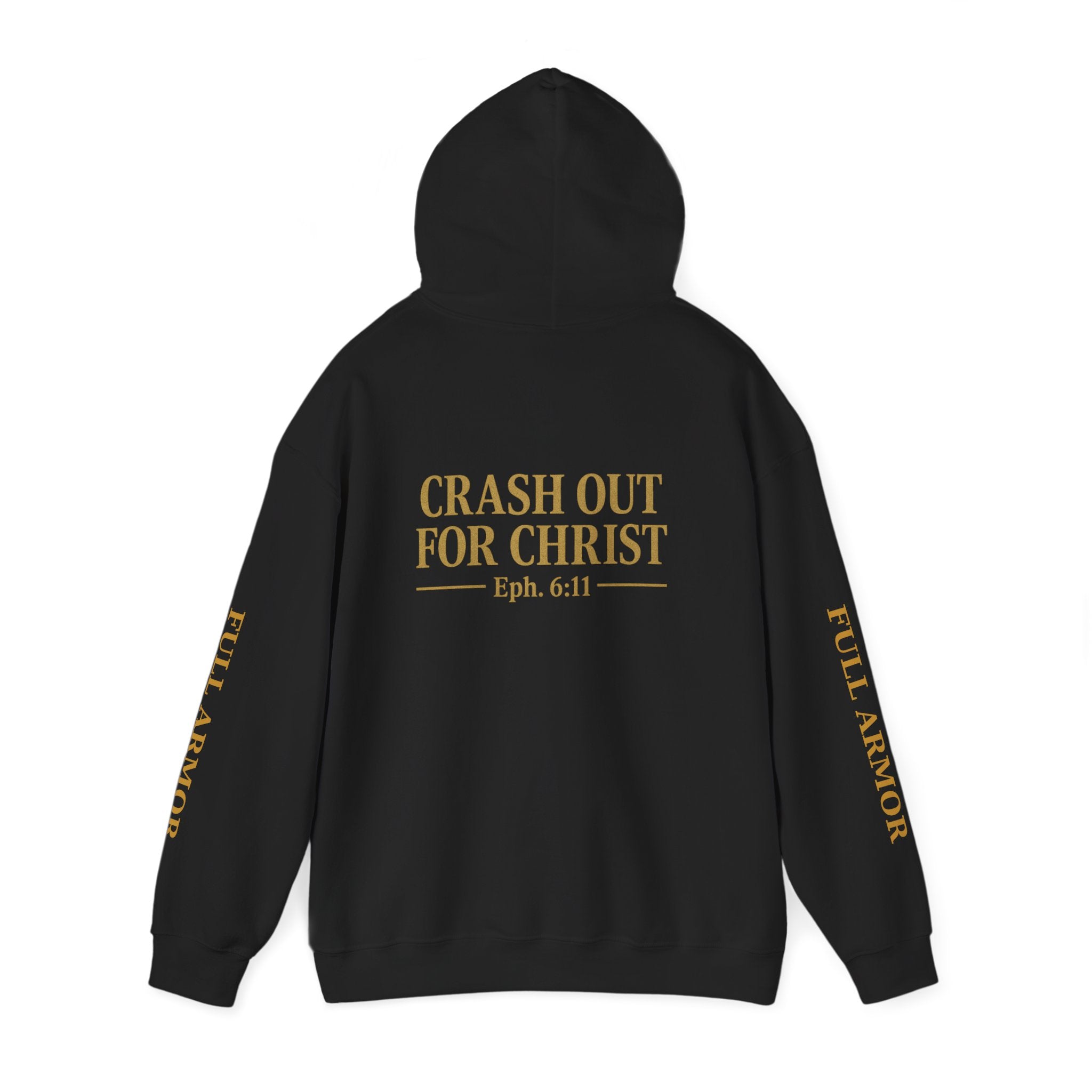 Inspirational Hooded Sweatshirt - Crash Out for Christ, Faith Apparel, Unisex Christian Gift, Cozy Hoodie for Worship, Church Events
