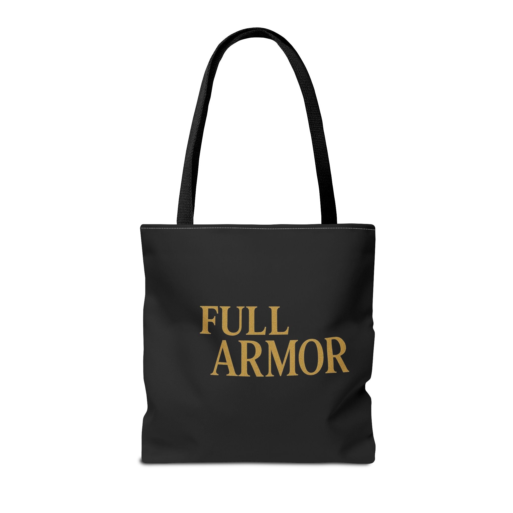 Inspirational Tote Bag - Crash Out for Christ & Full Armor Design