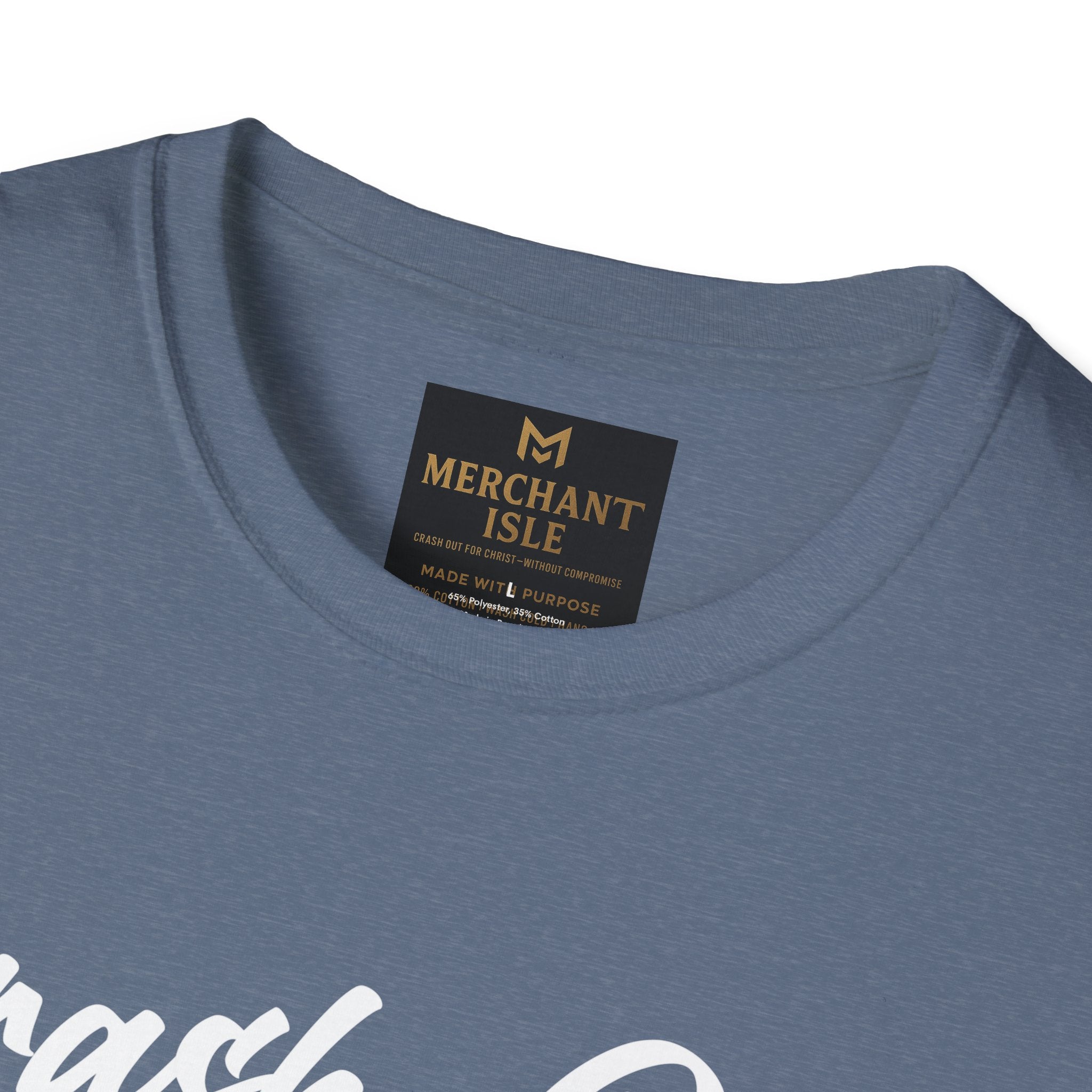 Crash Out for Christ Unisex Softstyle T-Shirt | Faith-Based Apparel, Casual Wear, Christian Gift, Inspirational Tee, Church Clothing