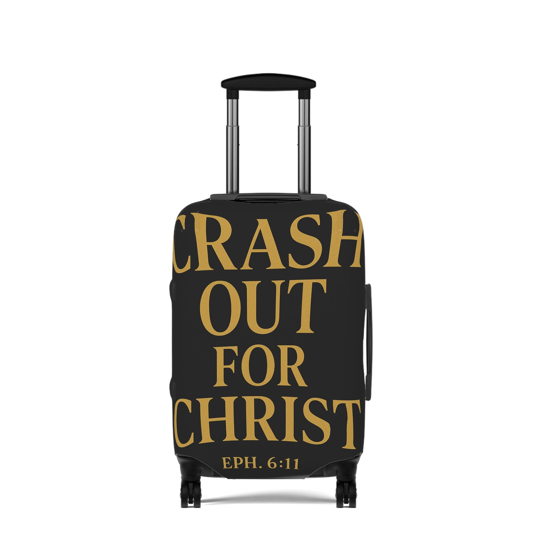 Christian Luggage Cover - Crash Out for Christ & Full Armor Design