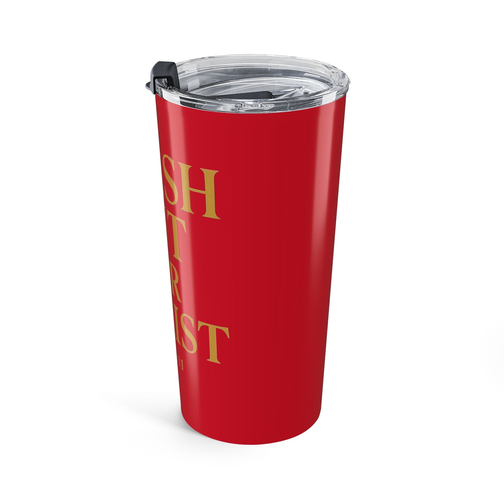 Inspirational 20oz Tumbler - "Crash Out for Christ" with Bible Verse