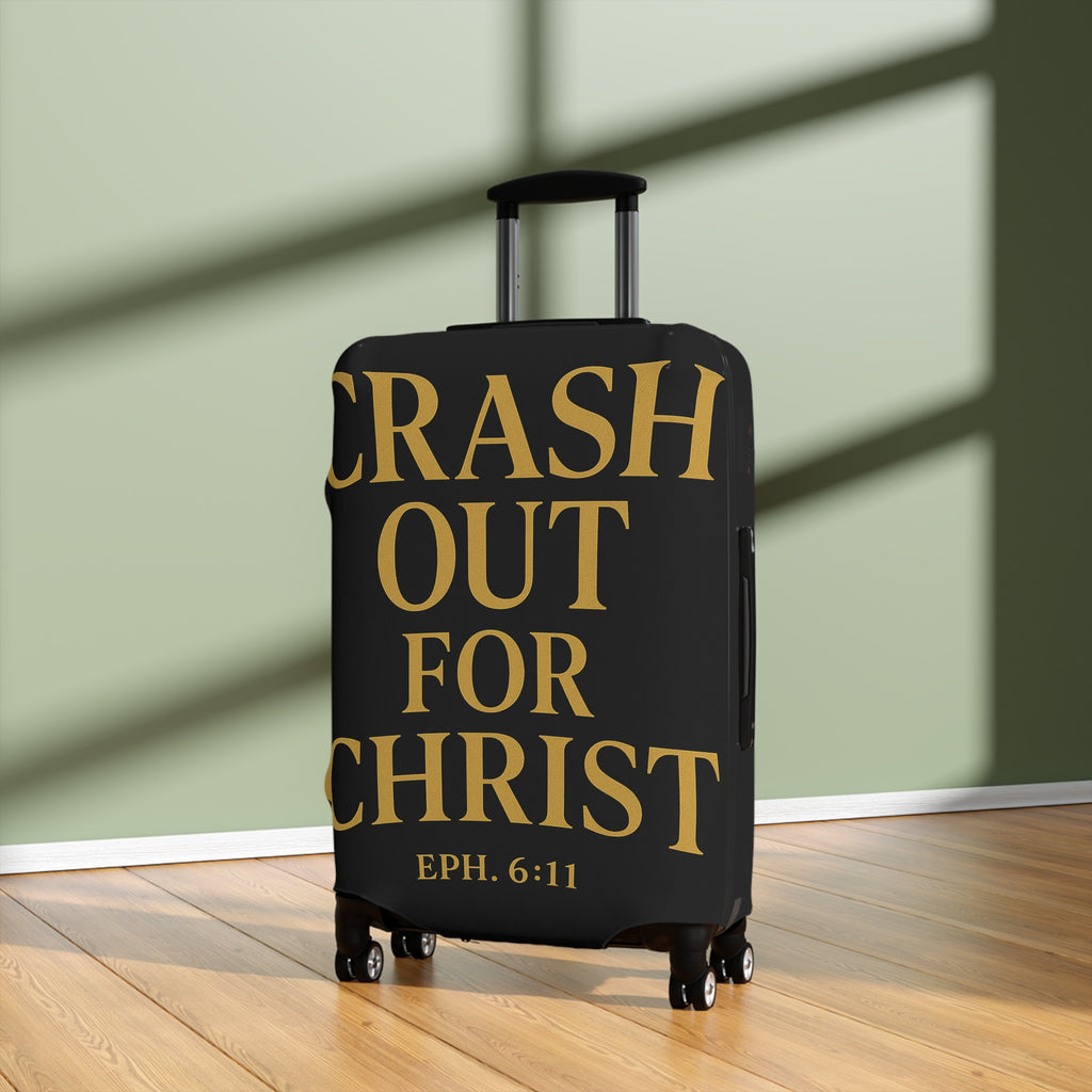 Christian Luggage Cover - Crash Out for Christ & Full Armor Design
