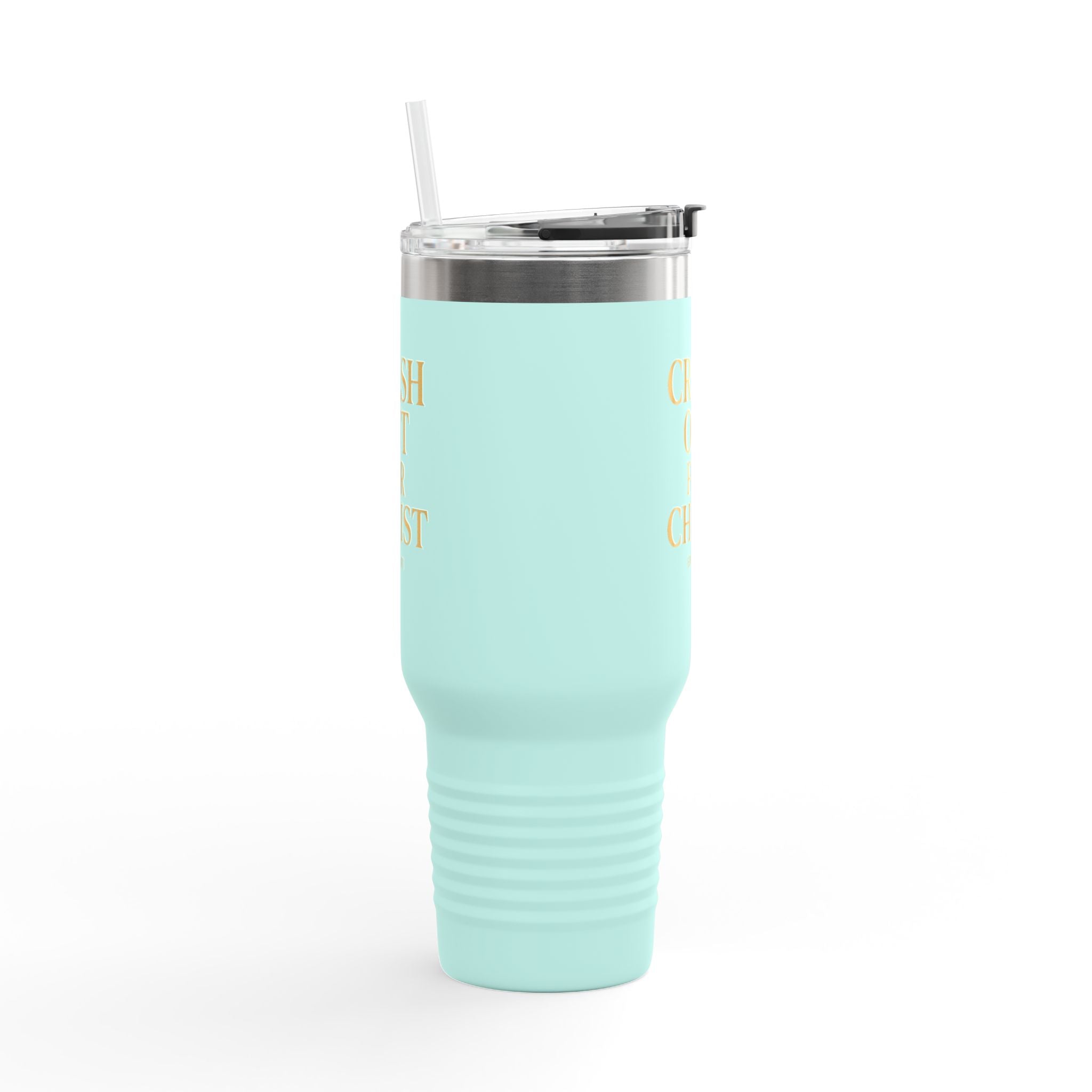 Crash Out for Christ Insulated Travel Mug - 40oz with Straw