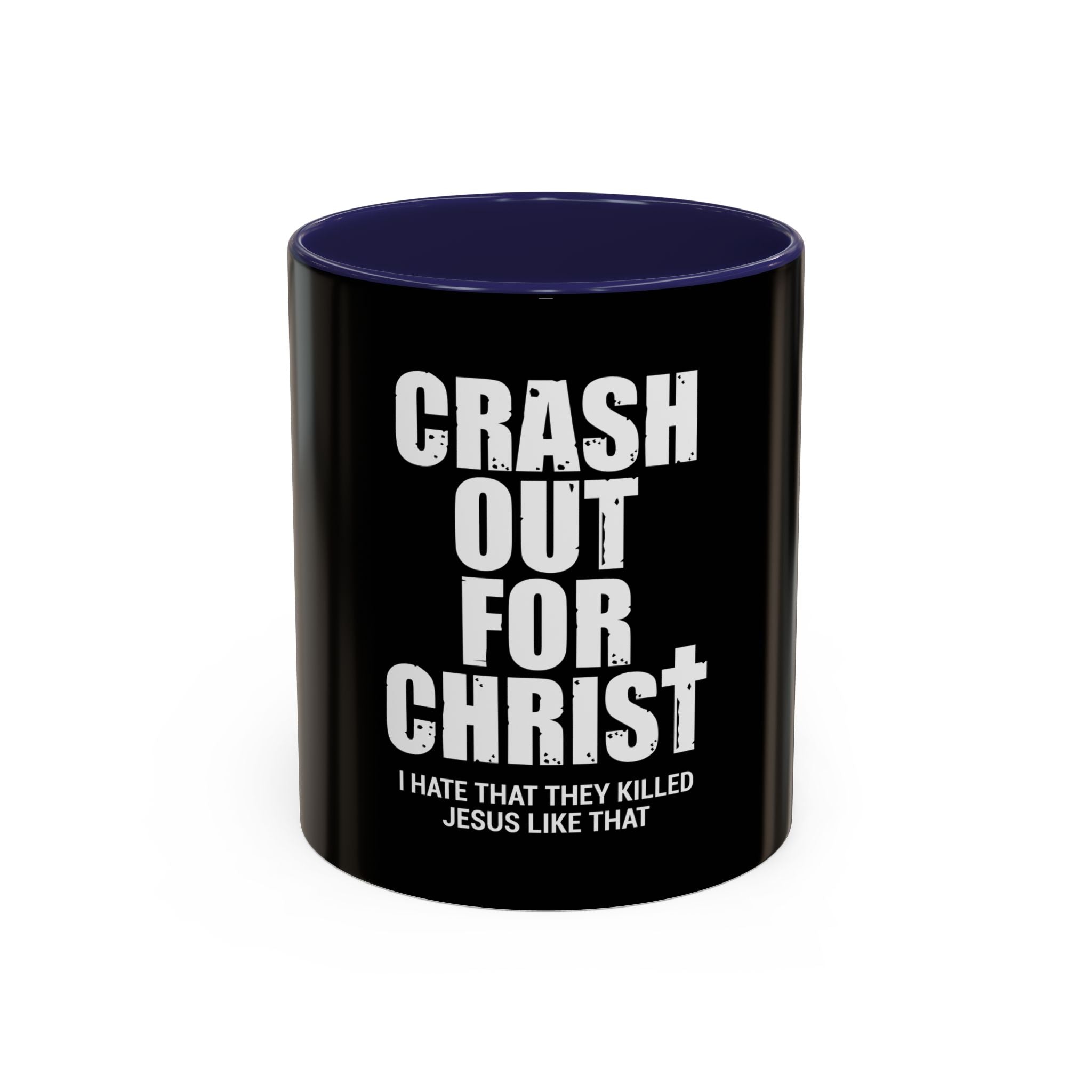 Black Coffee Mug with Inspirational Christian Quote
