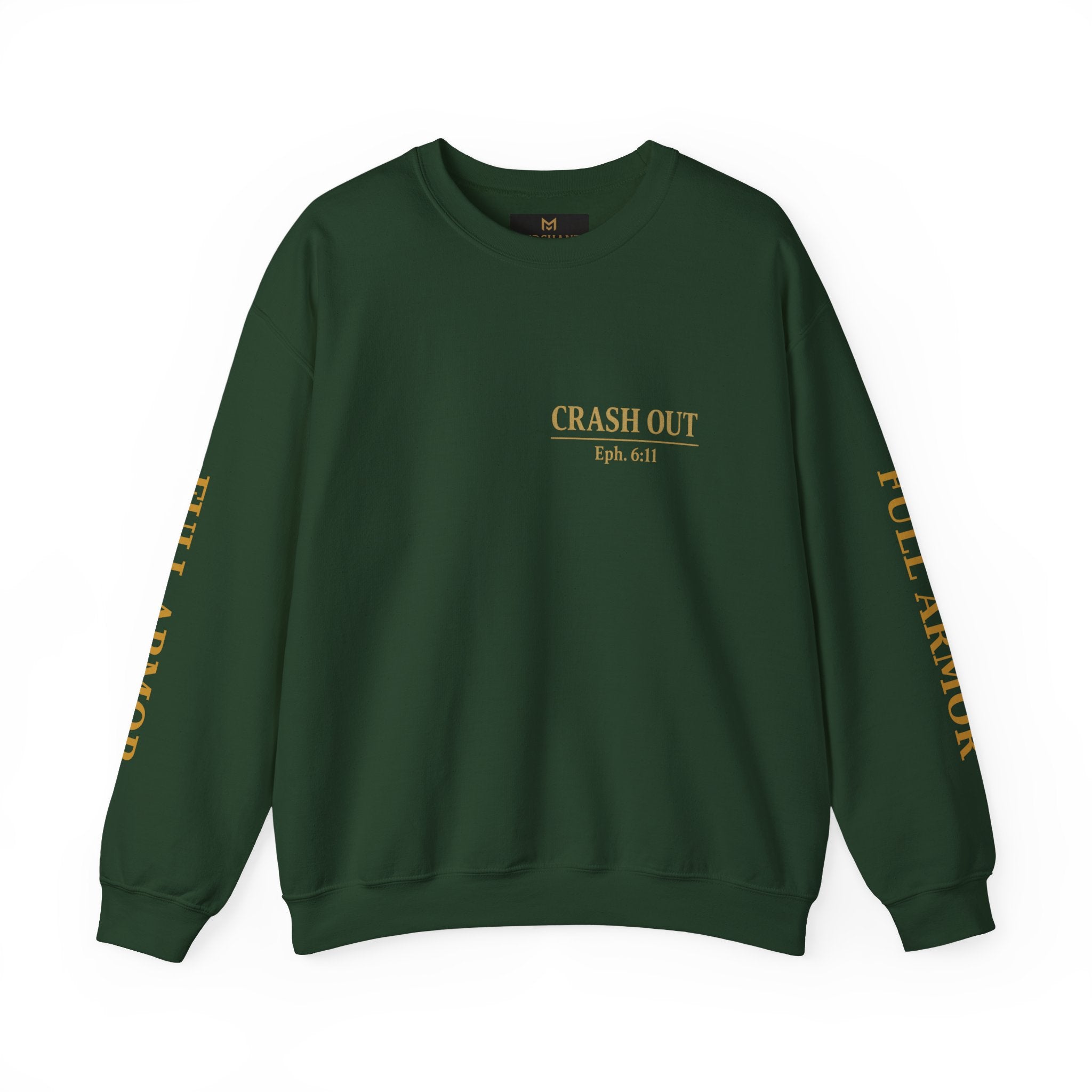Faith-Inspired Unisex Sweatshirt - 'Crash Out for Christ'